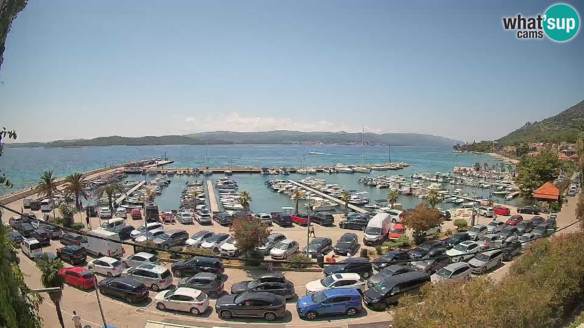 Webcam Orebić Riva – Ferry vers Korčula en direct