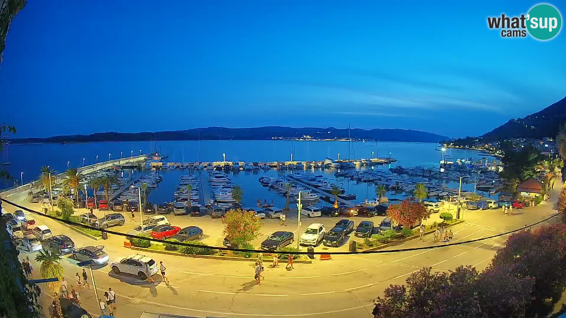 Web kamera Orebić Riva – Trajekt za Korčulu uživo
