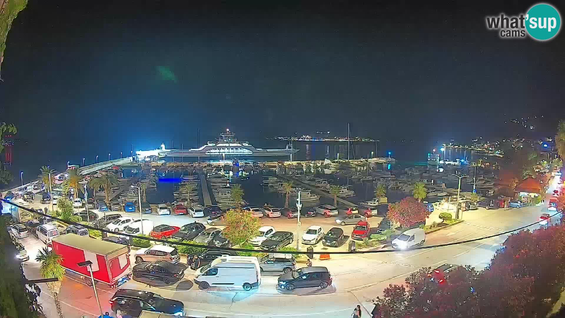 Webcam Orebić Riva – Ferry a Korčula en vivo