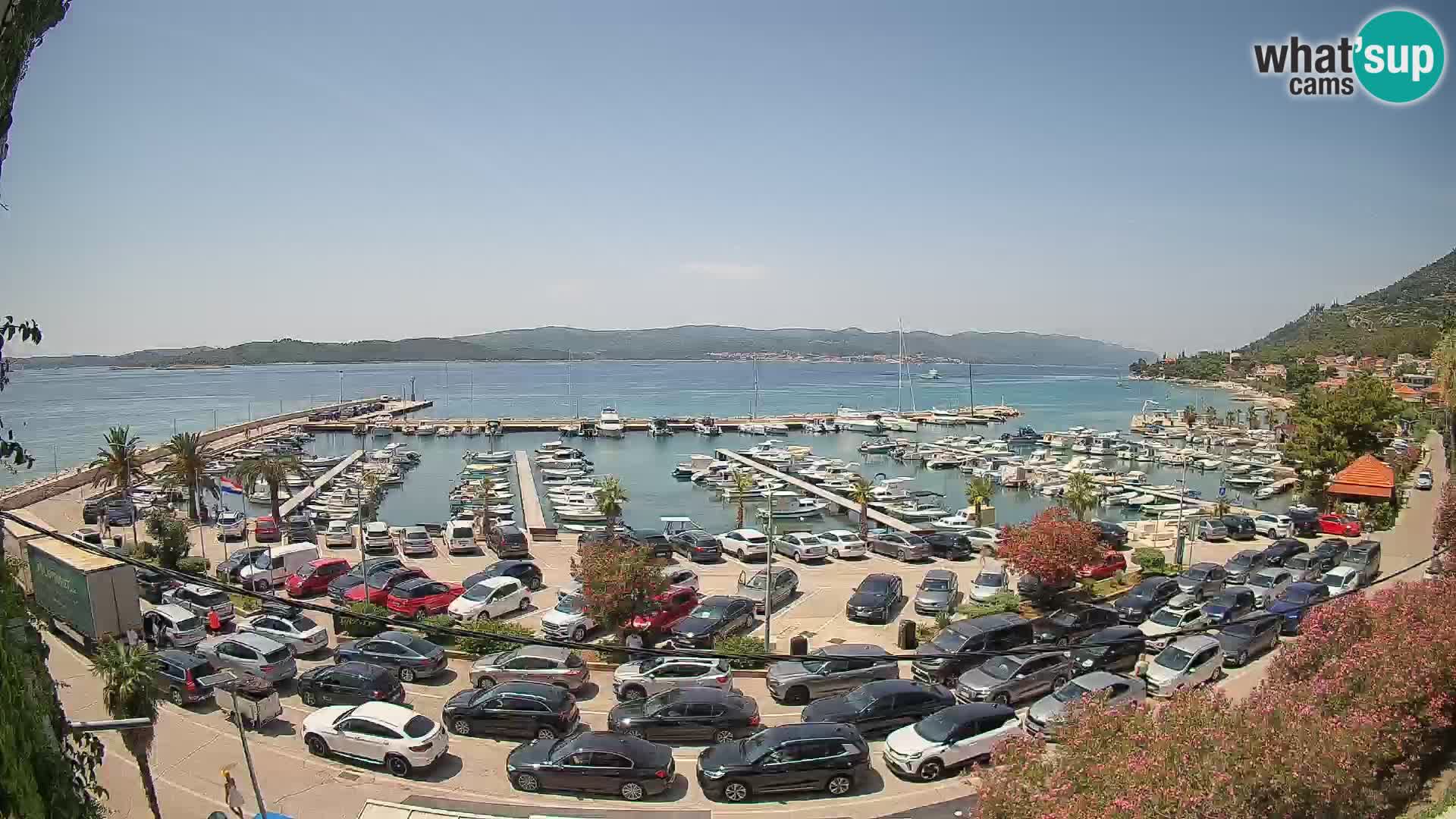 Webcam Orebić Riva – Ferry to Korčula Live