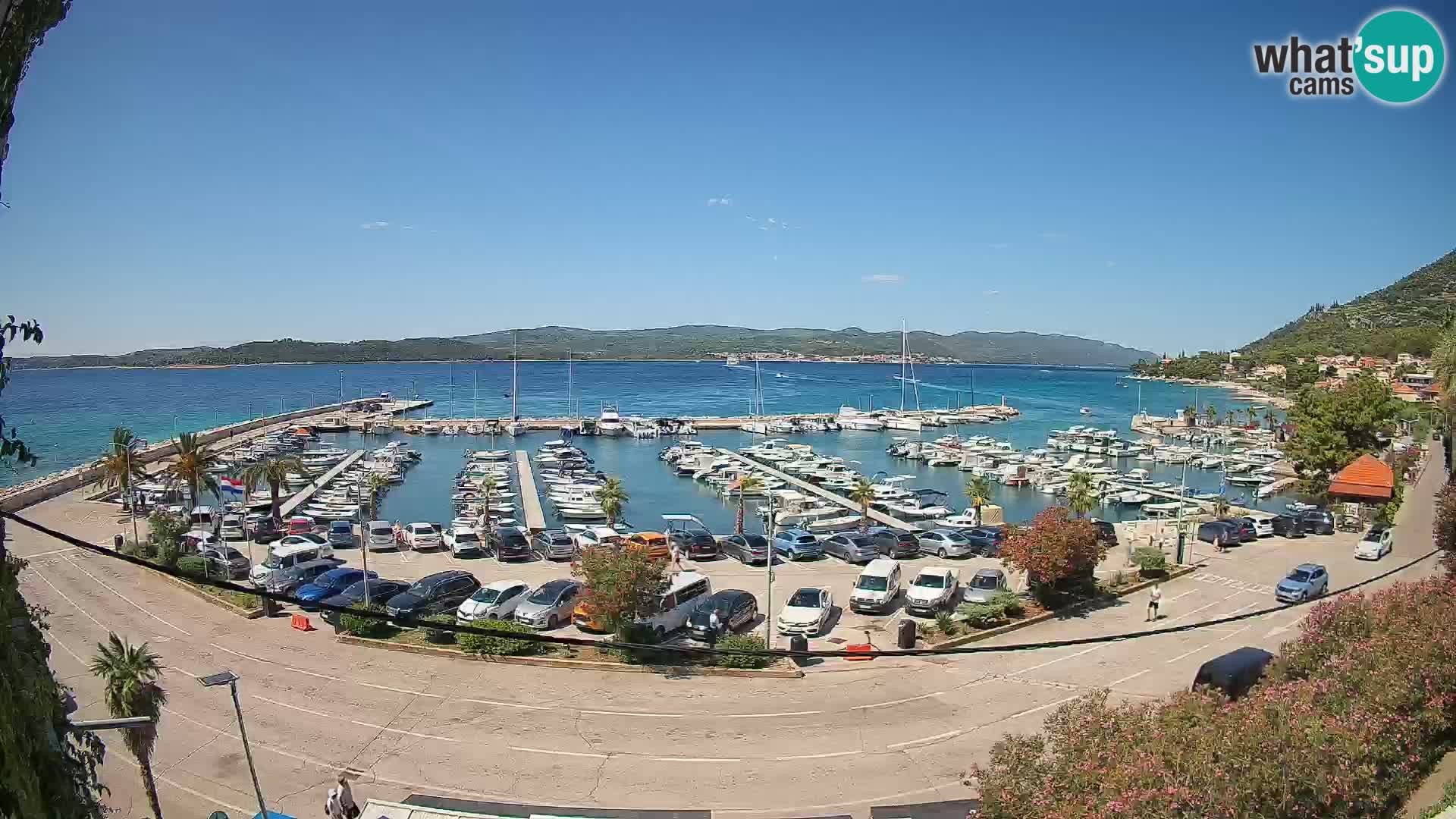 Web kamera Orebić Riva – Trajekt za Korčulu uživo