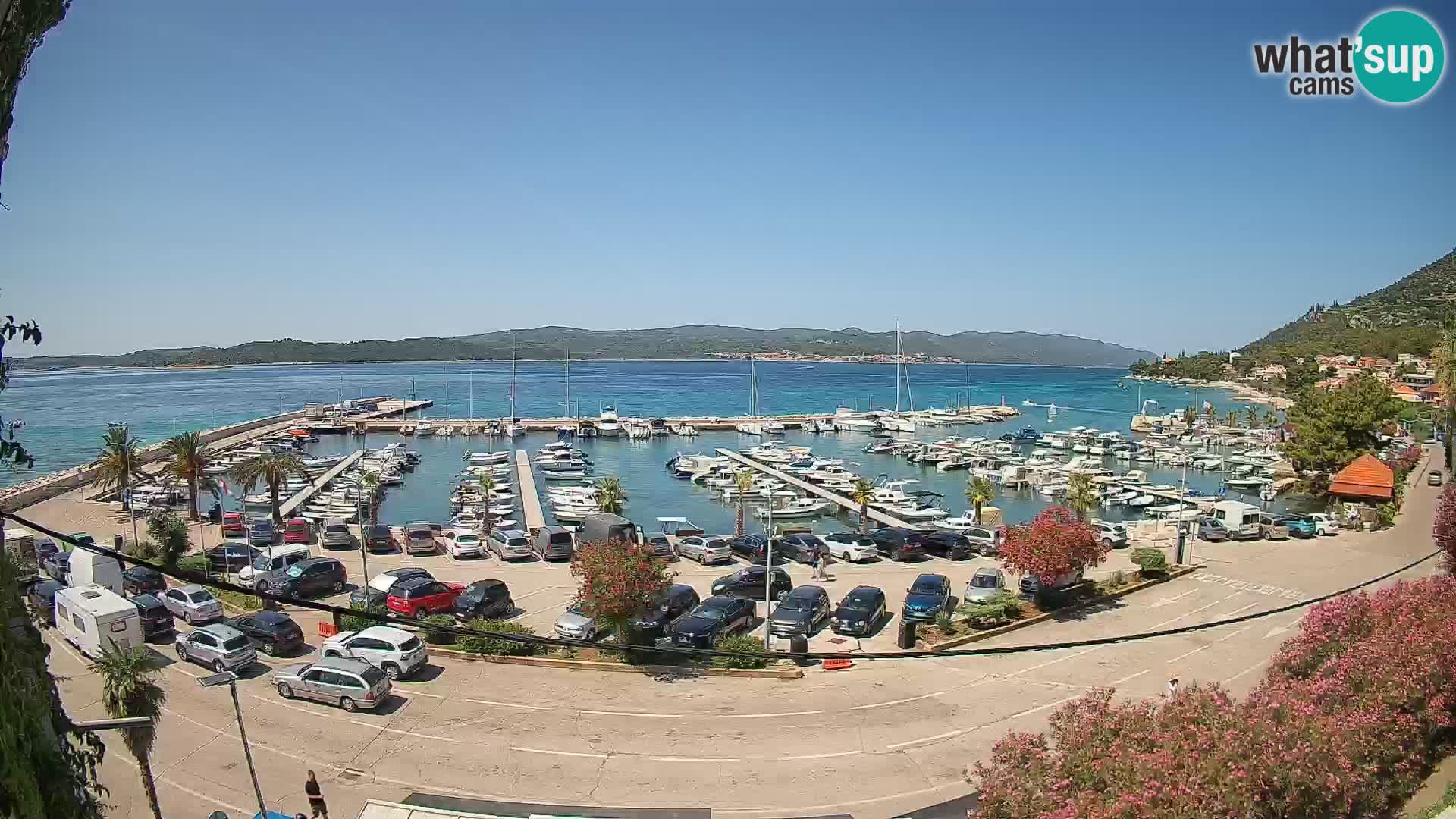 Webcam Orebić Riva – Ferry vers Korčula en direct