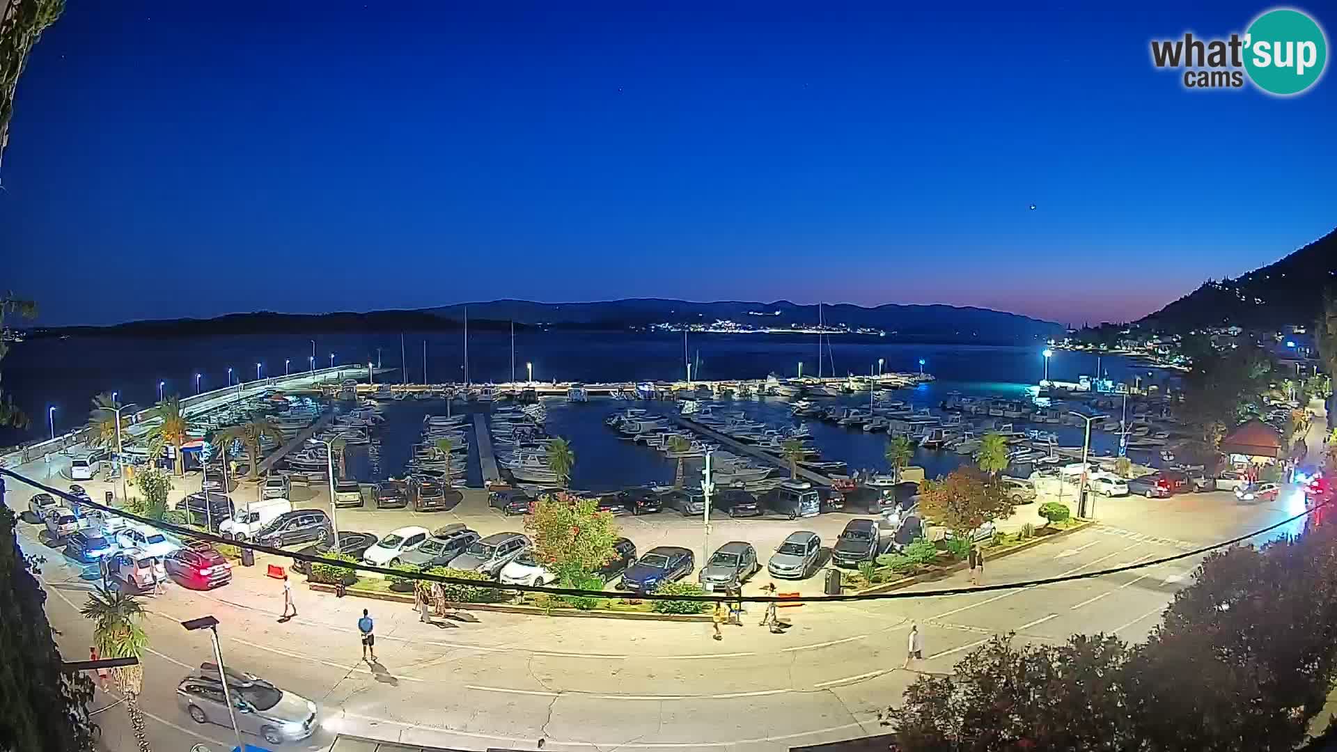 Webcam Orebić Uferpromenade – Fähre nach Korčula Live