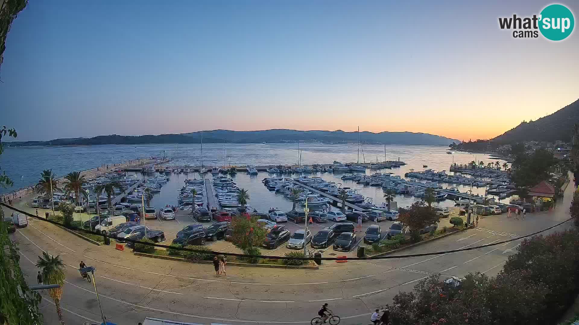 Webcam Orebić Riva – Ferry to Korčula Live