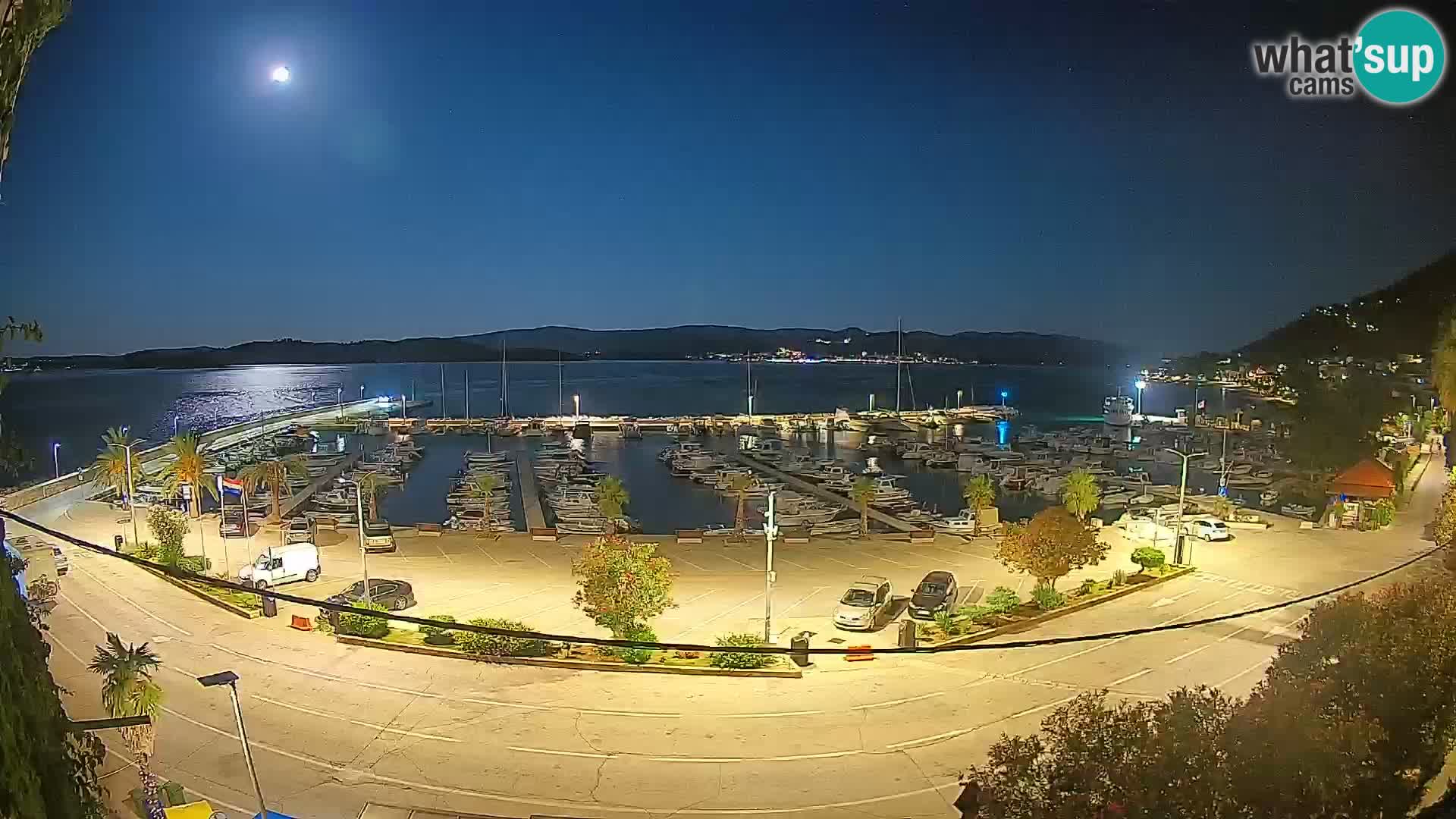 Webcam Orebić Riva – Ferry to Korčula Live