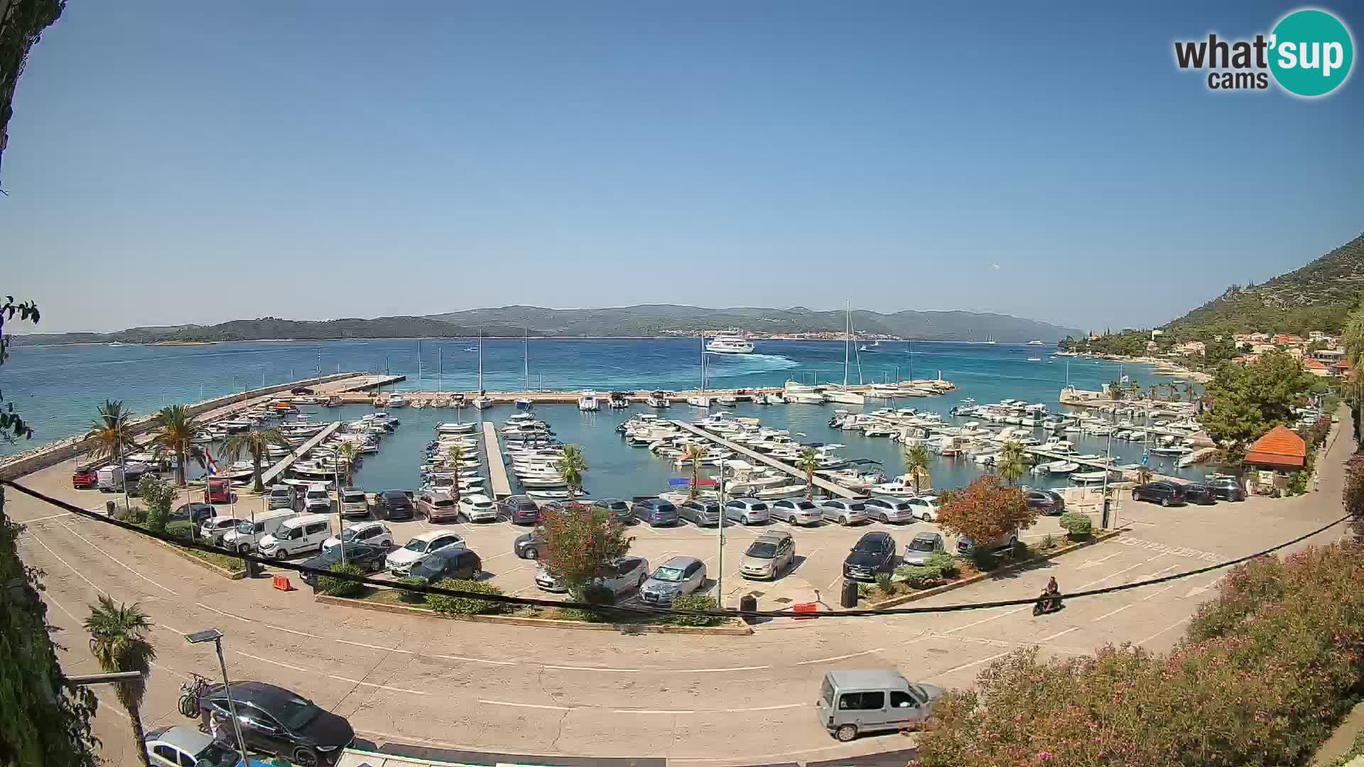 Webcam Orebić Riva – Ferry to Korčula Live