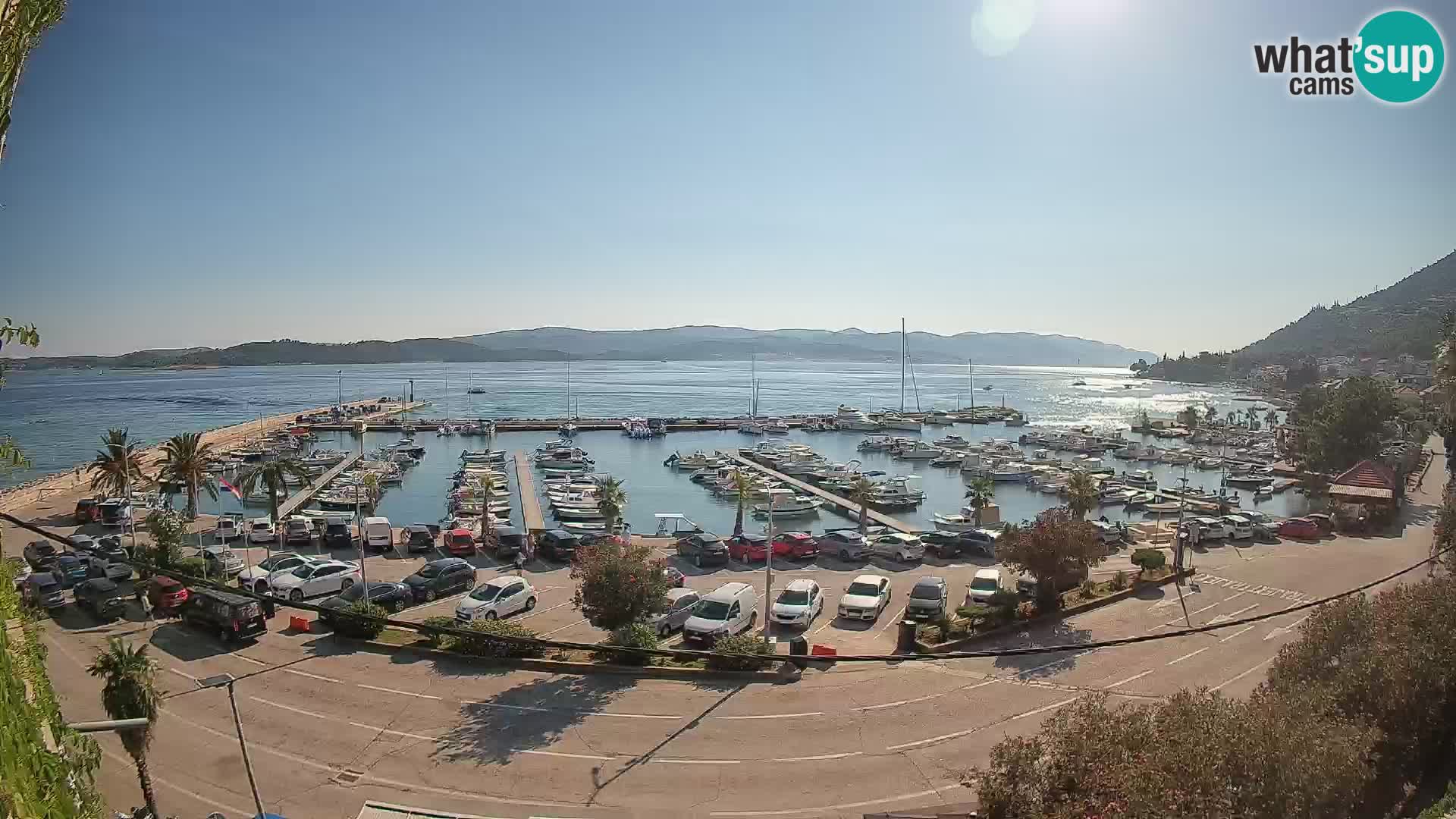 Webcam Orebić Riva – Ferry vers Korčula en direct
