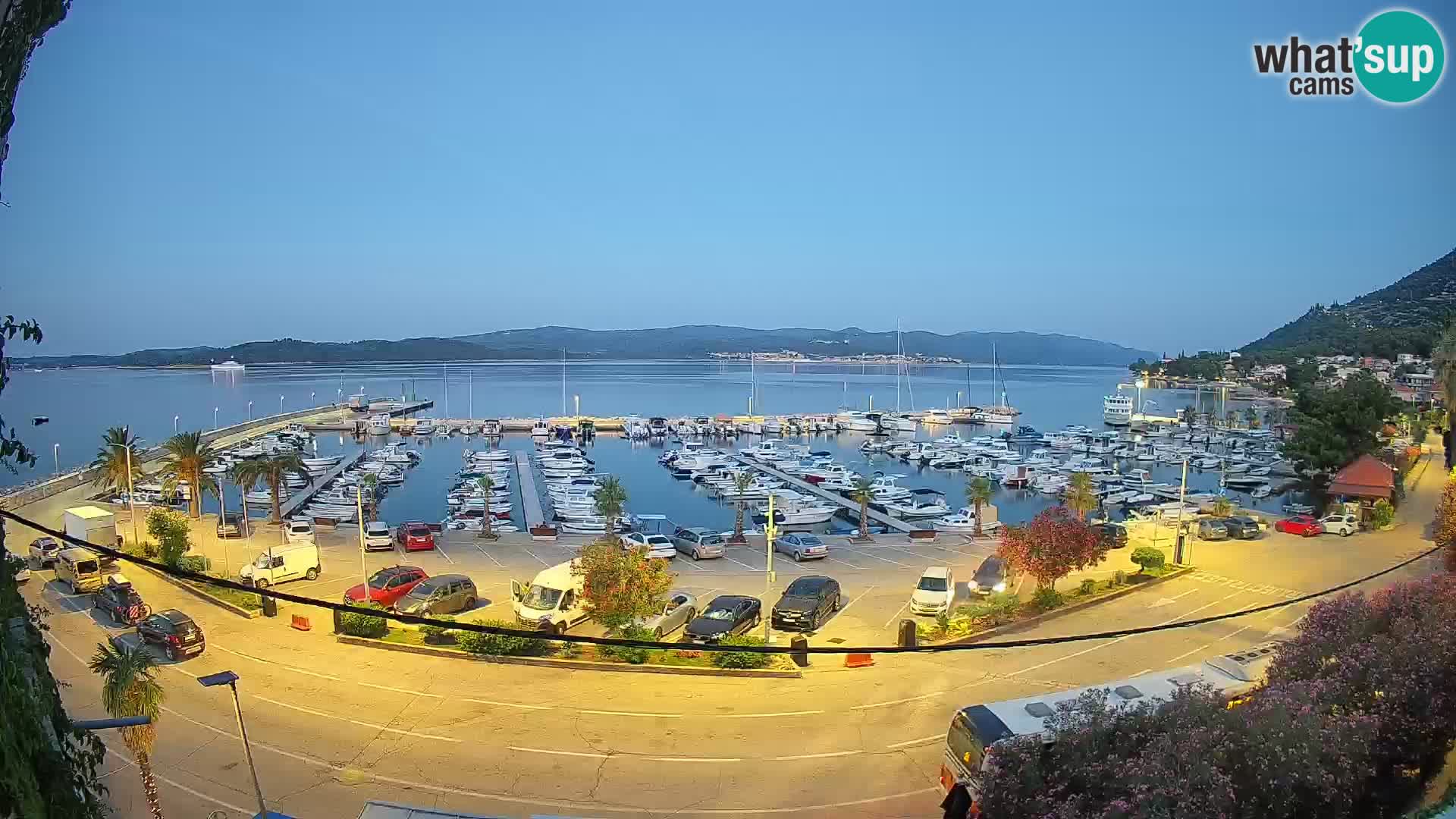 Webcam Orebić Riva – Ferry to Korčula Live