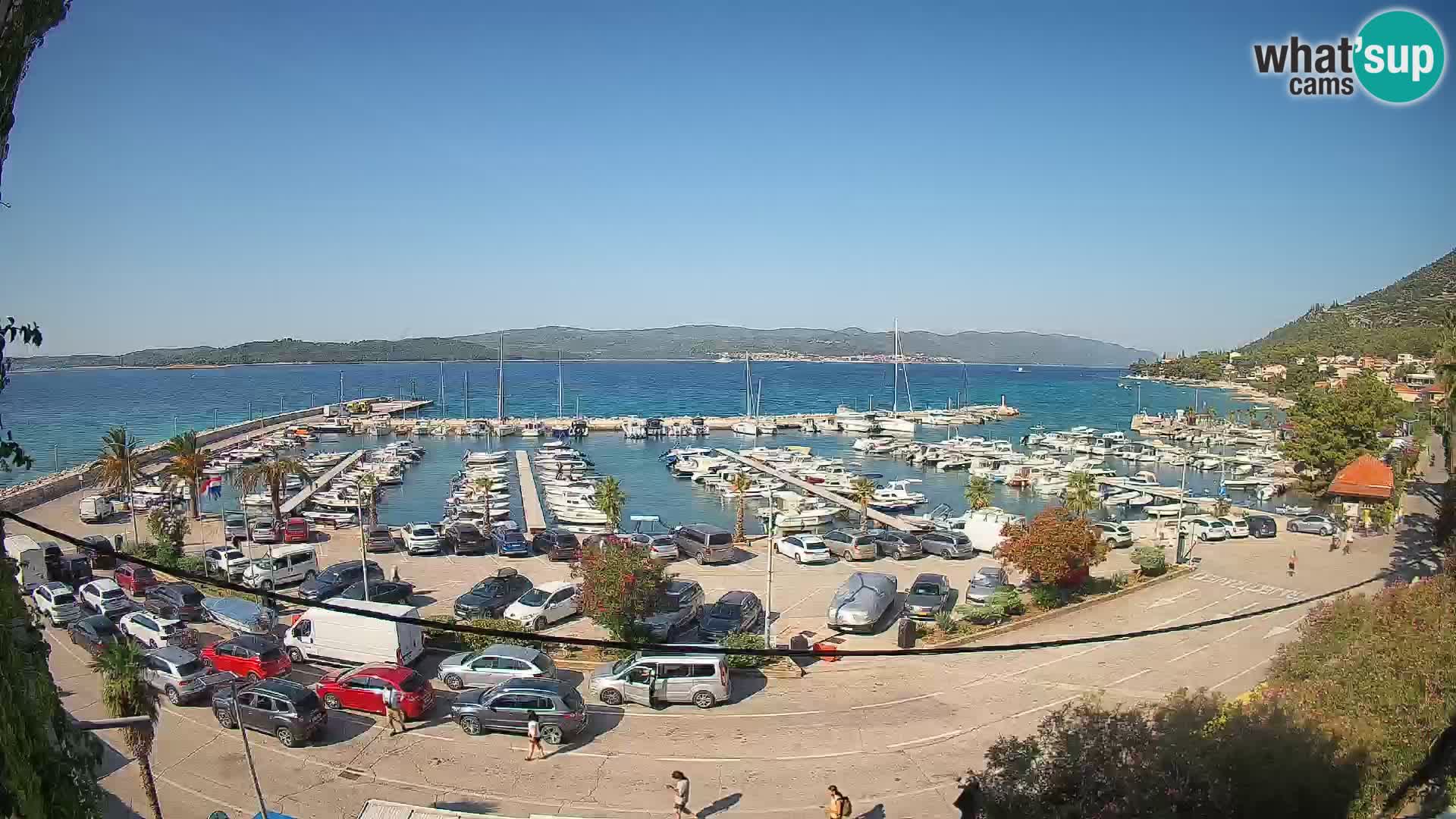 Webcam Orebić Riva – Ferry vers Korčula en direct