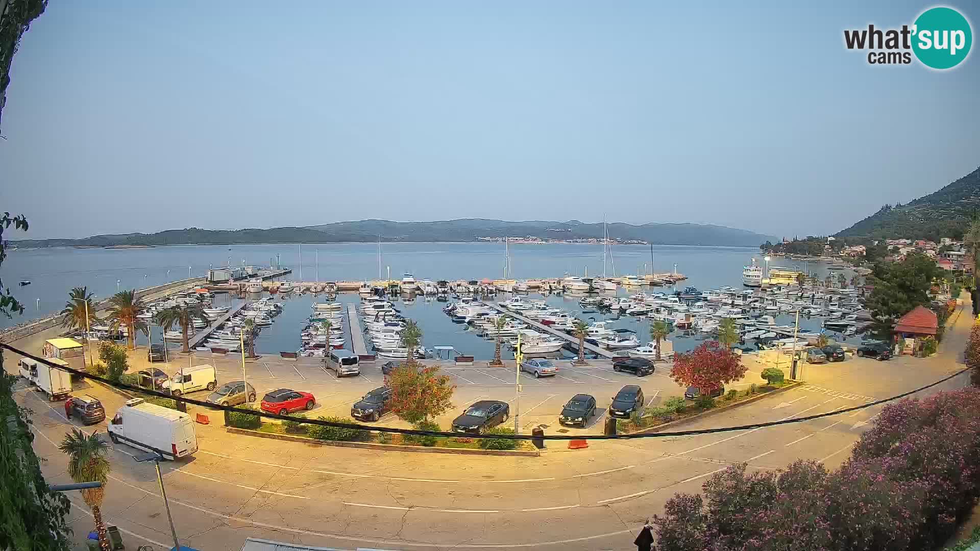 Webcam Orebić Riva – Ferry vers Korčula en direct