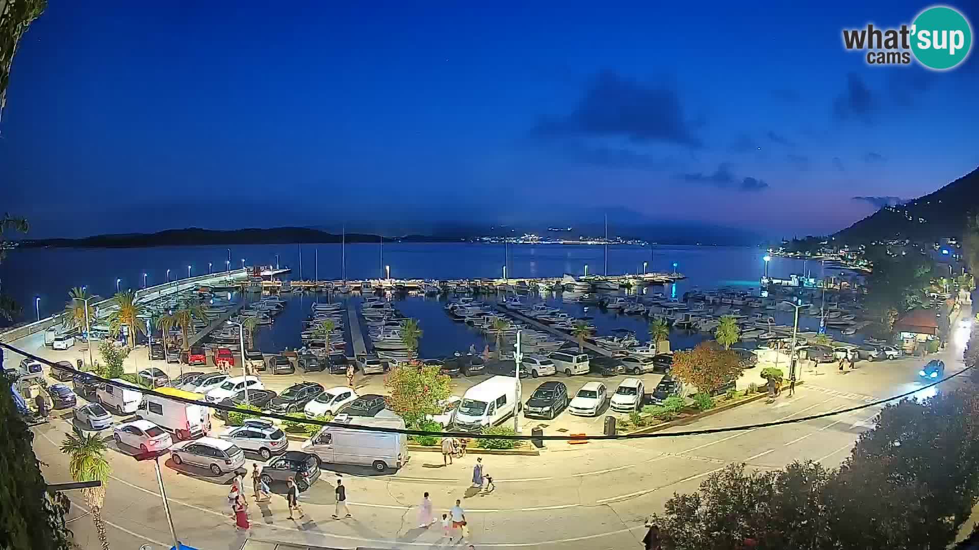 Webcam Orebić Riva – Ferry to Korčula Live