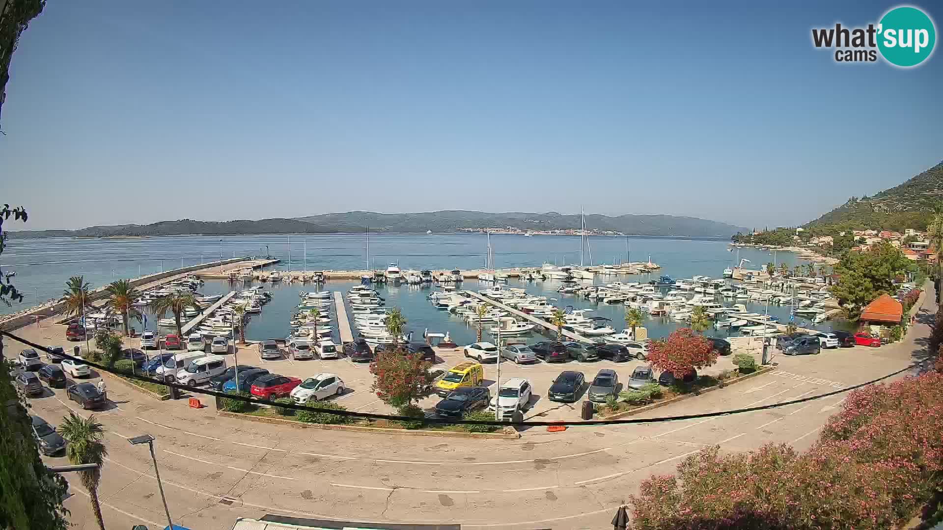 Webcam Orebić Riva – Ferry to Korčula Live