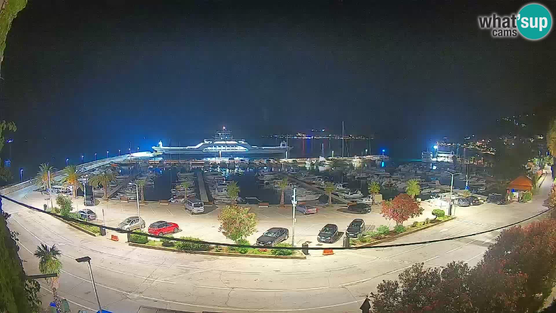 Webcam Orebić Uferpromenade – Fähre nach Korčula Live