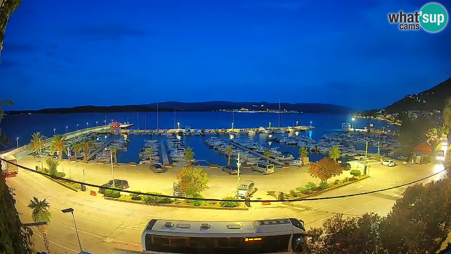 Webcam Orebić Riva – Ferry to Korčula Live