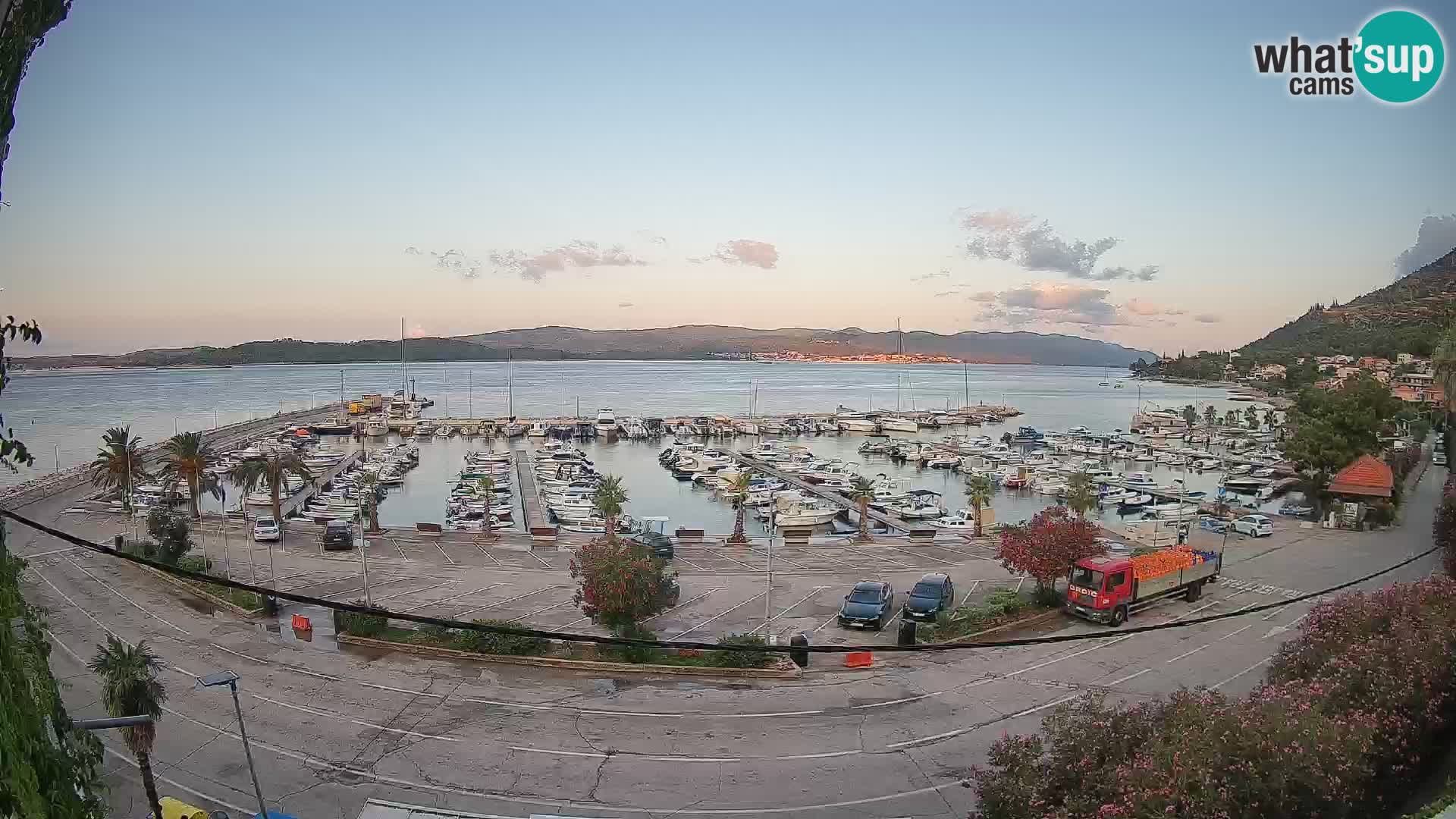 Webcam Orebić Riva – Ferry to Korčula Live