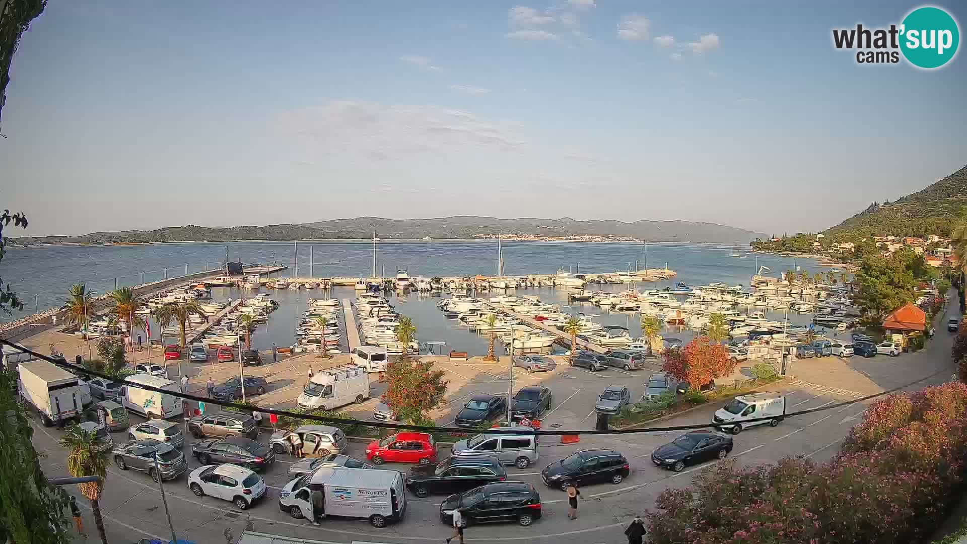 Webcam Orebić Riva – Ferry to Korčula Live