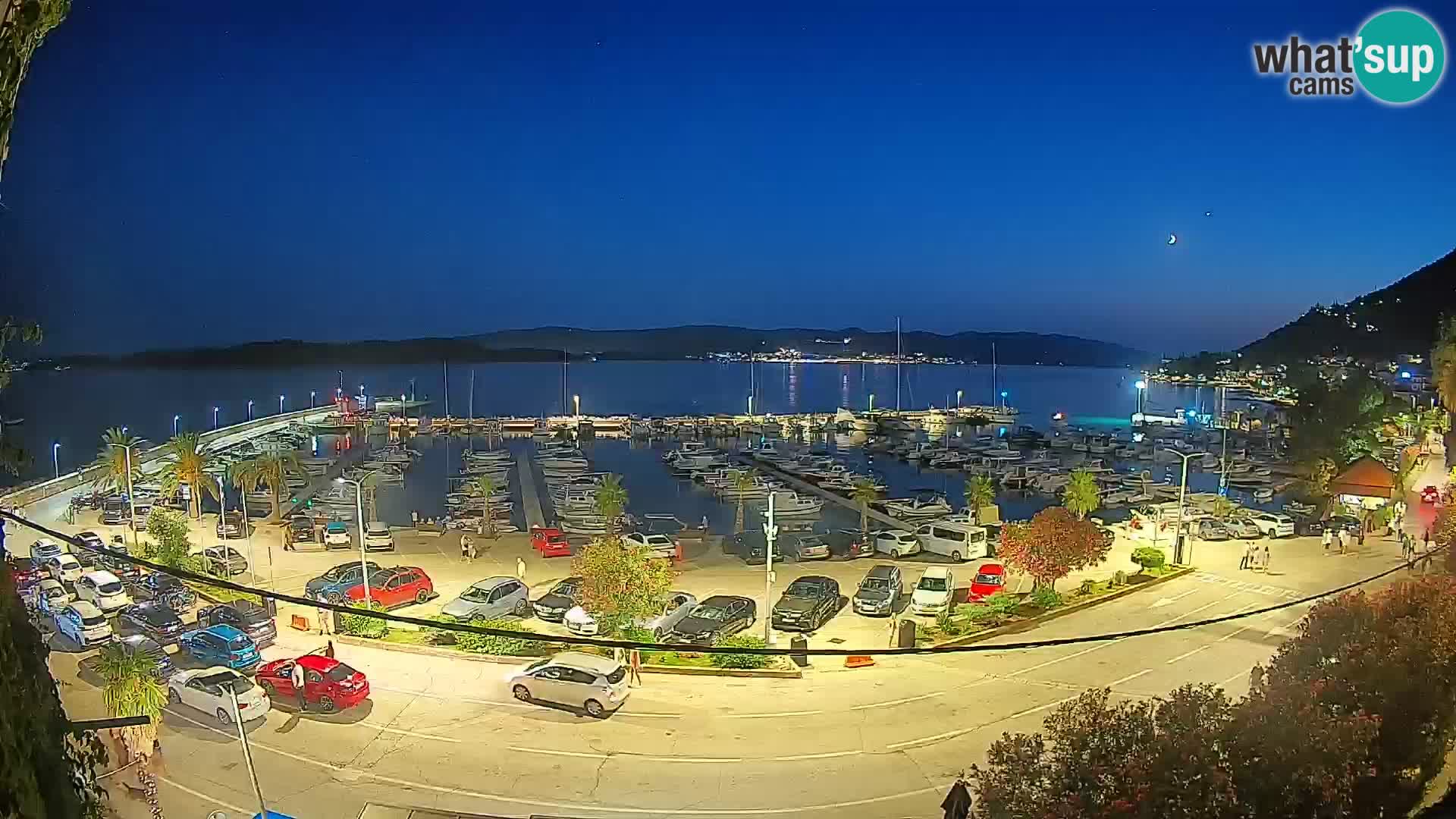 Webcam Orebić Riva – Ferry to Korčula Live