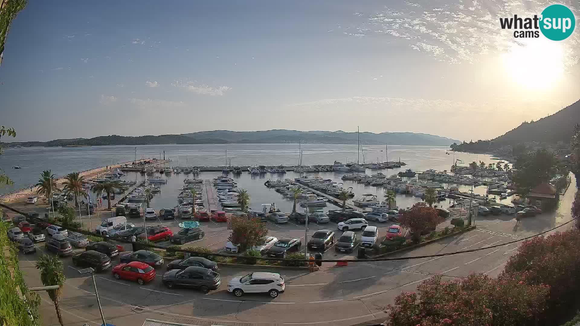 Webcam Orebić Riva – Ferry a Korčula en vivo