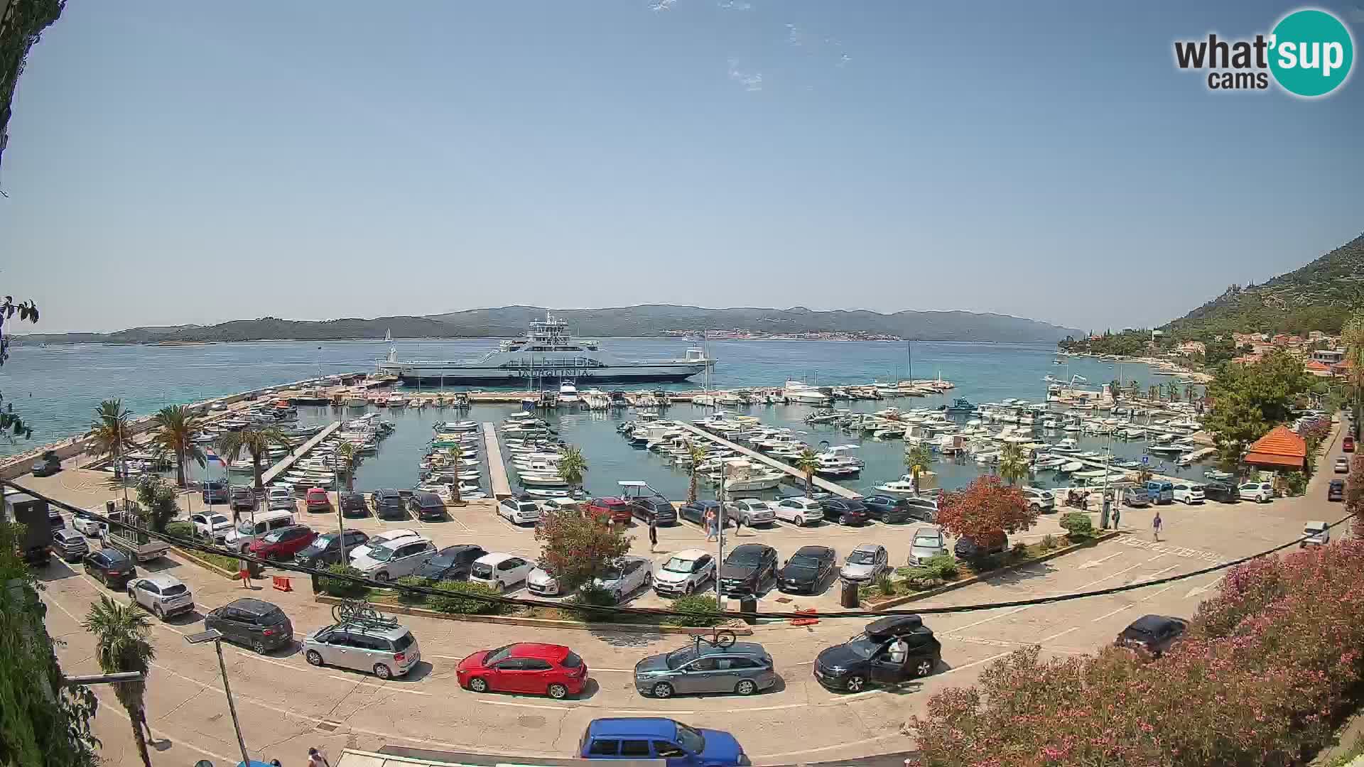 Webcam Orebić Riva – Ferry vers Korčula en direct