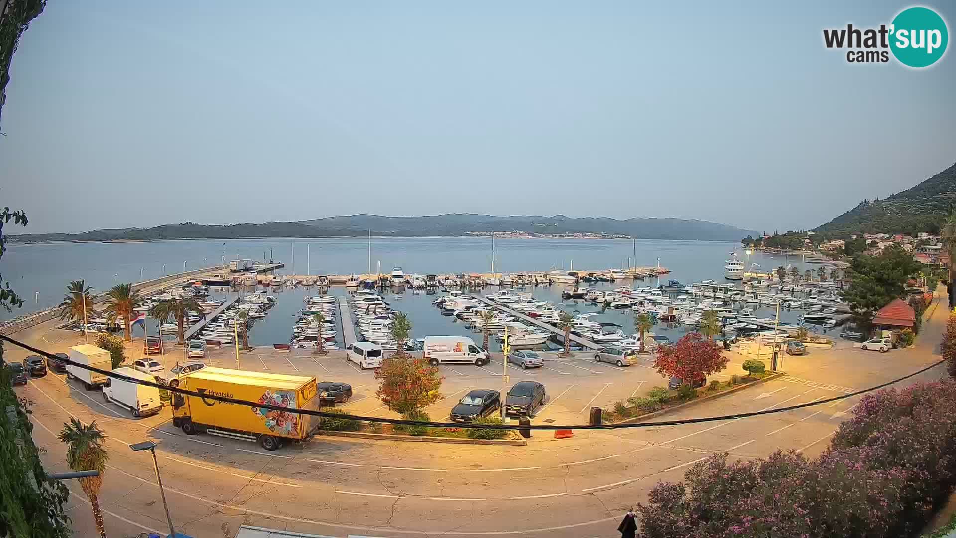 Webcam Orebić Uferpromenade – Fähre nach Korčula Live