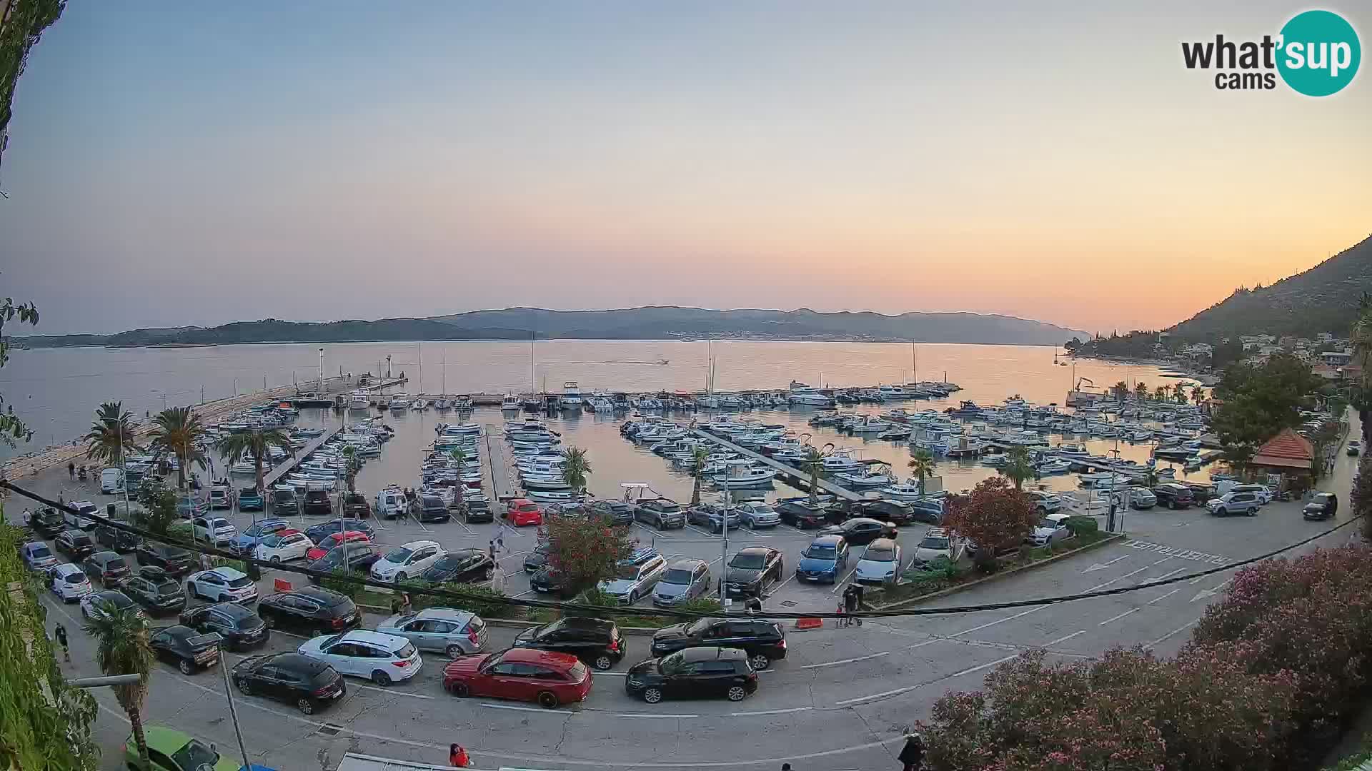 Web kamera Orebić Riva – Trajekt za Korčulu uživo