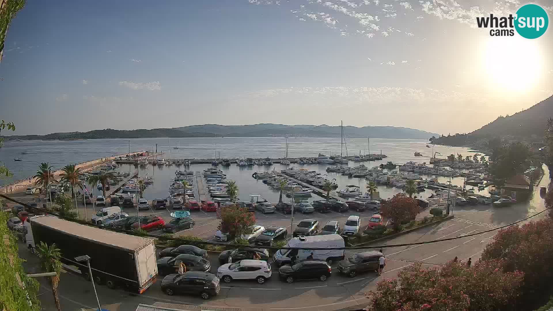 Webcam Orebić Riva – Ferry vers Korčula en direct