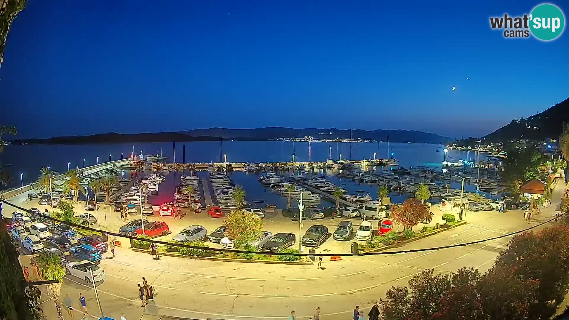 Webcam Orebić Riva – Ferry to Korčula Live