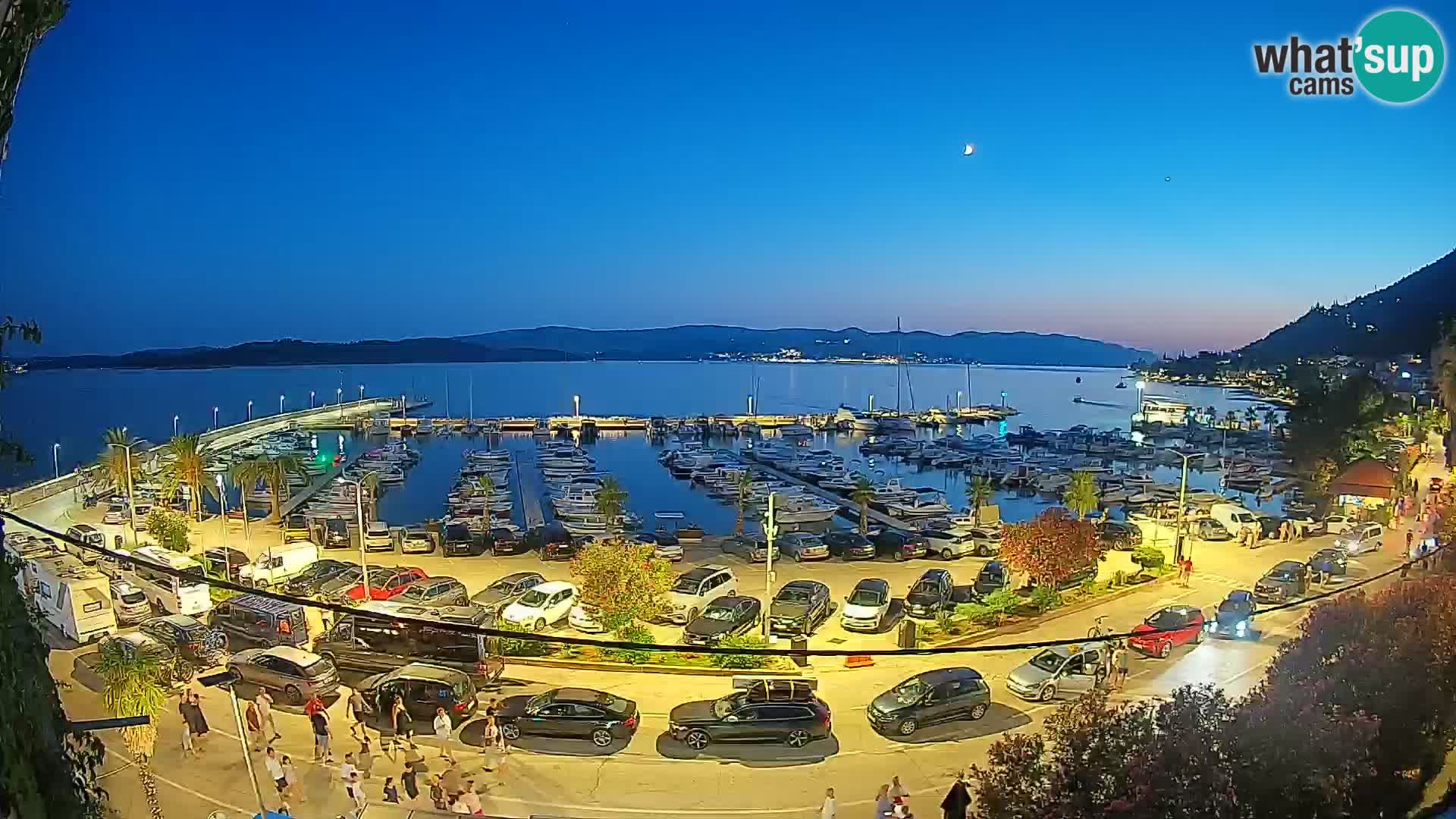Webcam Orebić Riva – Ferry vers Korčula en direct