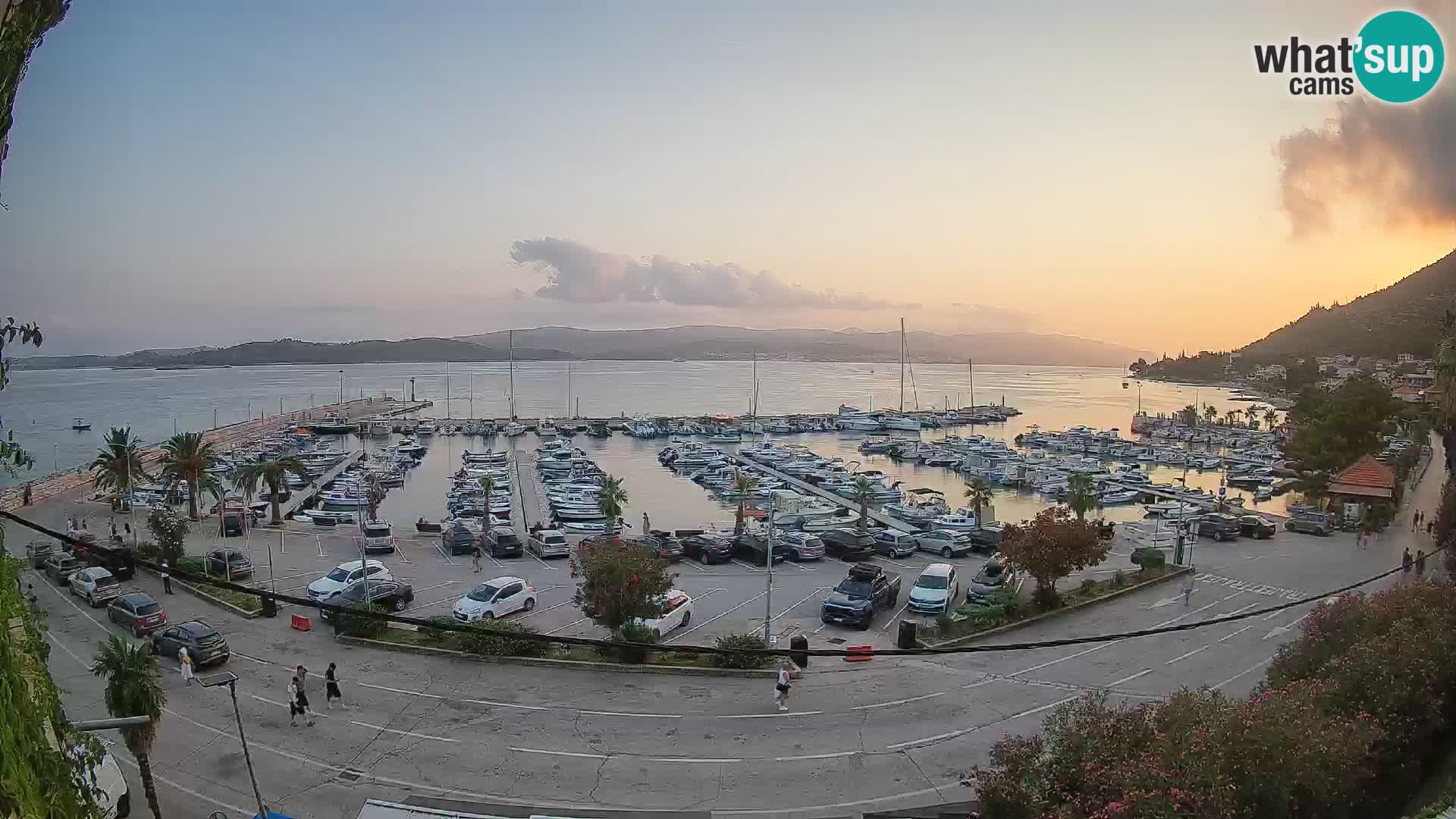 Webcam Orebić Riva – Ferry to Korčula Live