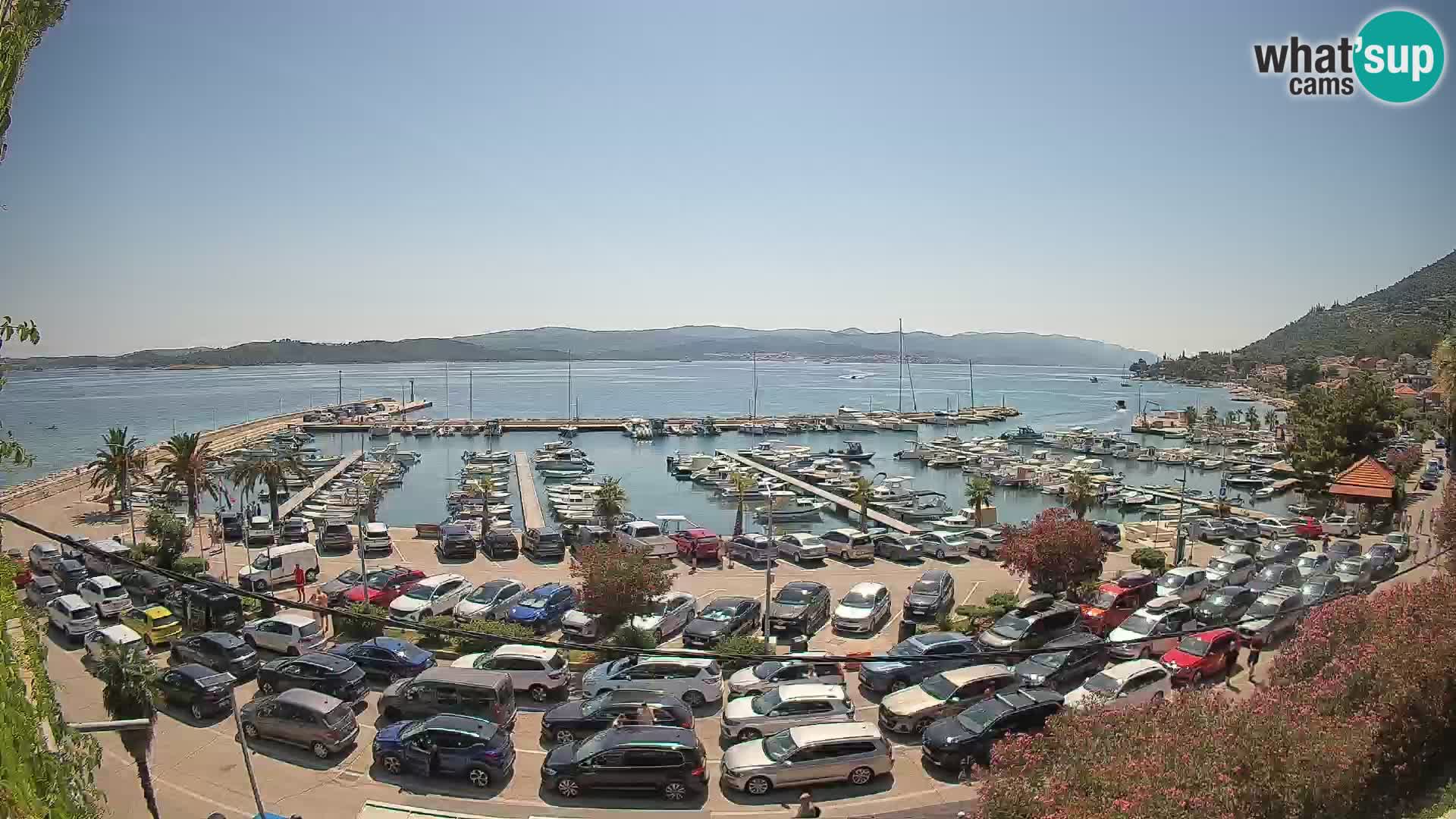 Webcam Orebić Riva – Ferry to Korčula Live
