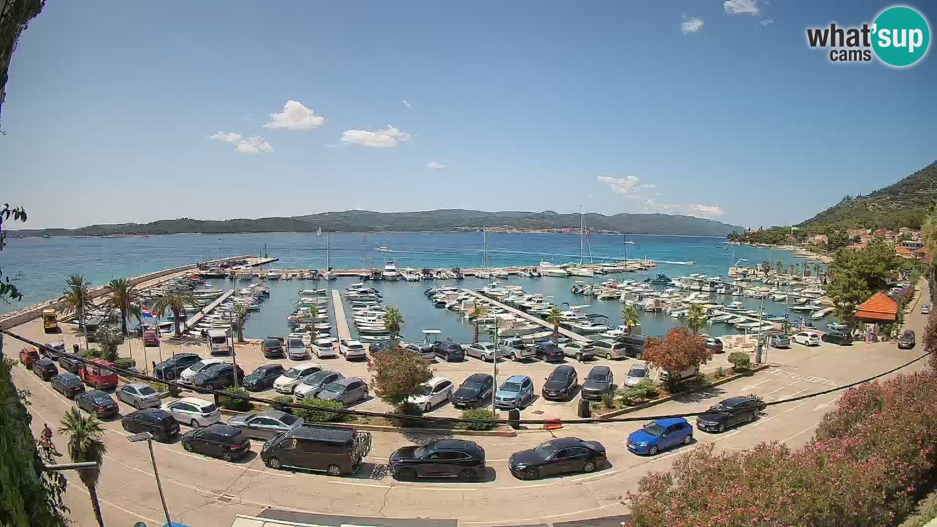Webcam Orebić Riva – Ferry vers Korčula en direct