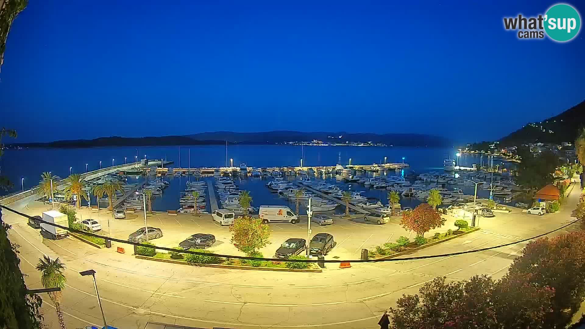 Webcam Orebić Uferpromenade – Fähre nach Korčula Live