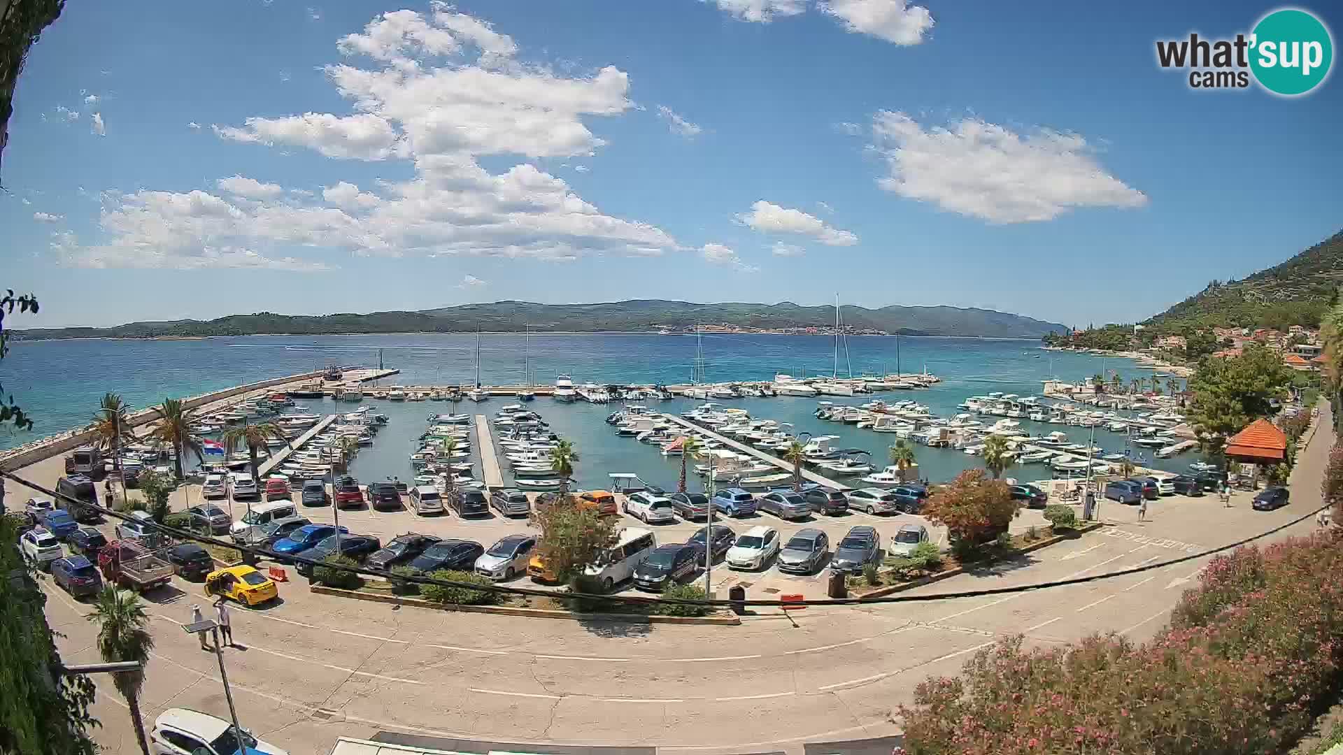 Webcam Orebić Riva – Ferry to Korčula Live