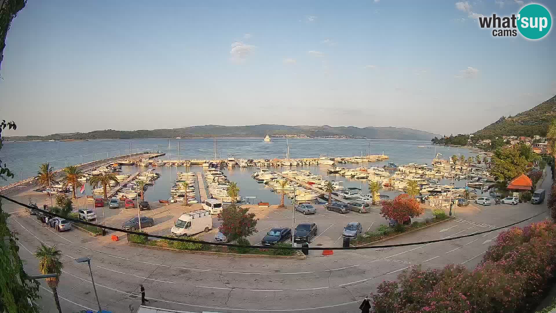 Webcam Orebić Riva – Ferry vers Korčula en direct