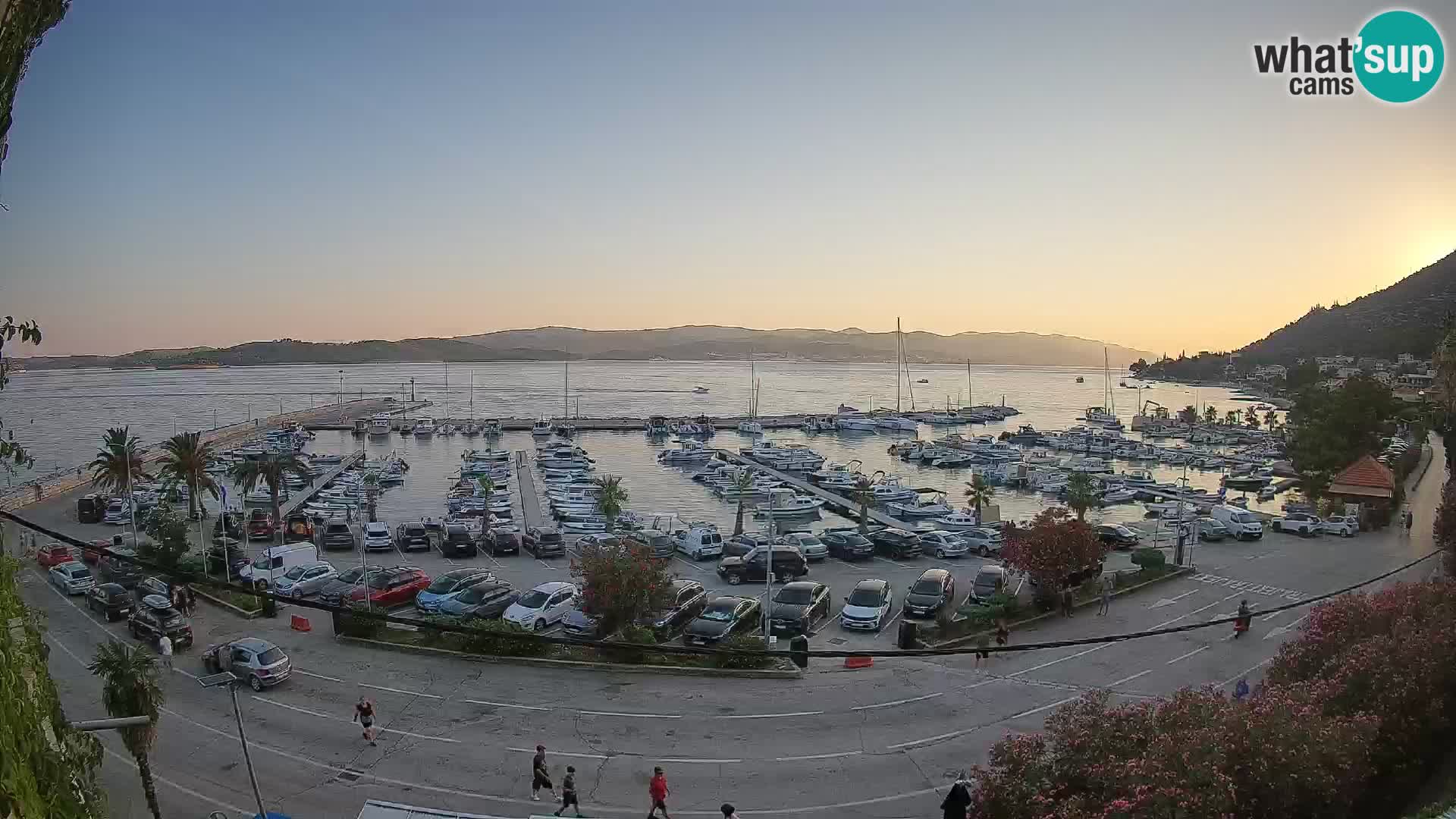 Webcam Orebić Riva – Ferry to Korčula Live