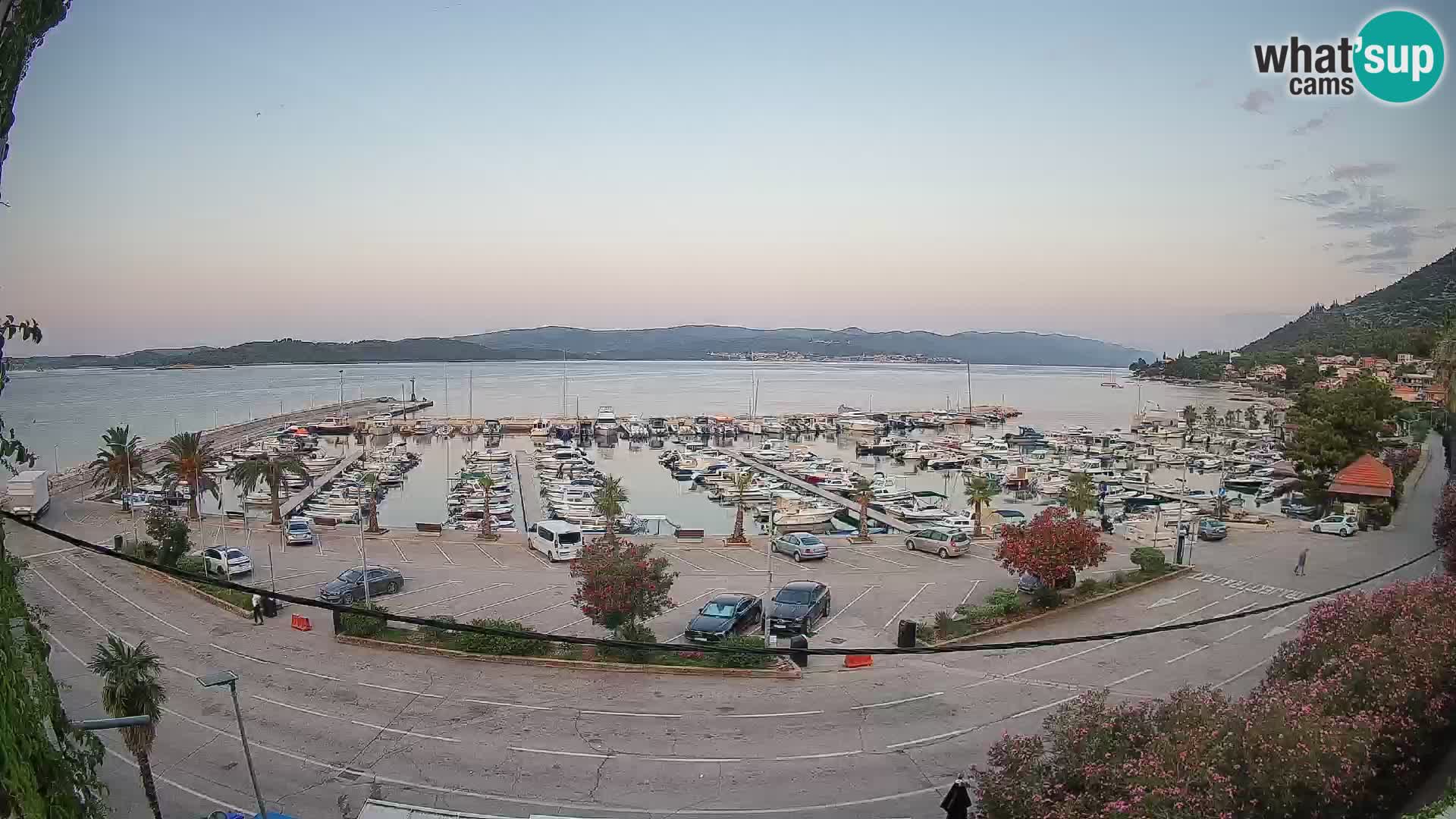Webcam Orebić Riva – Ferry to Korčula Live
