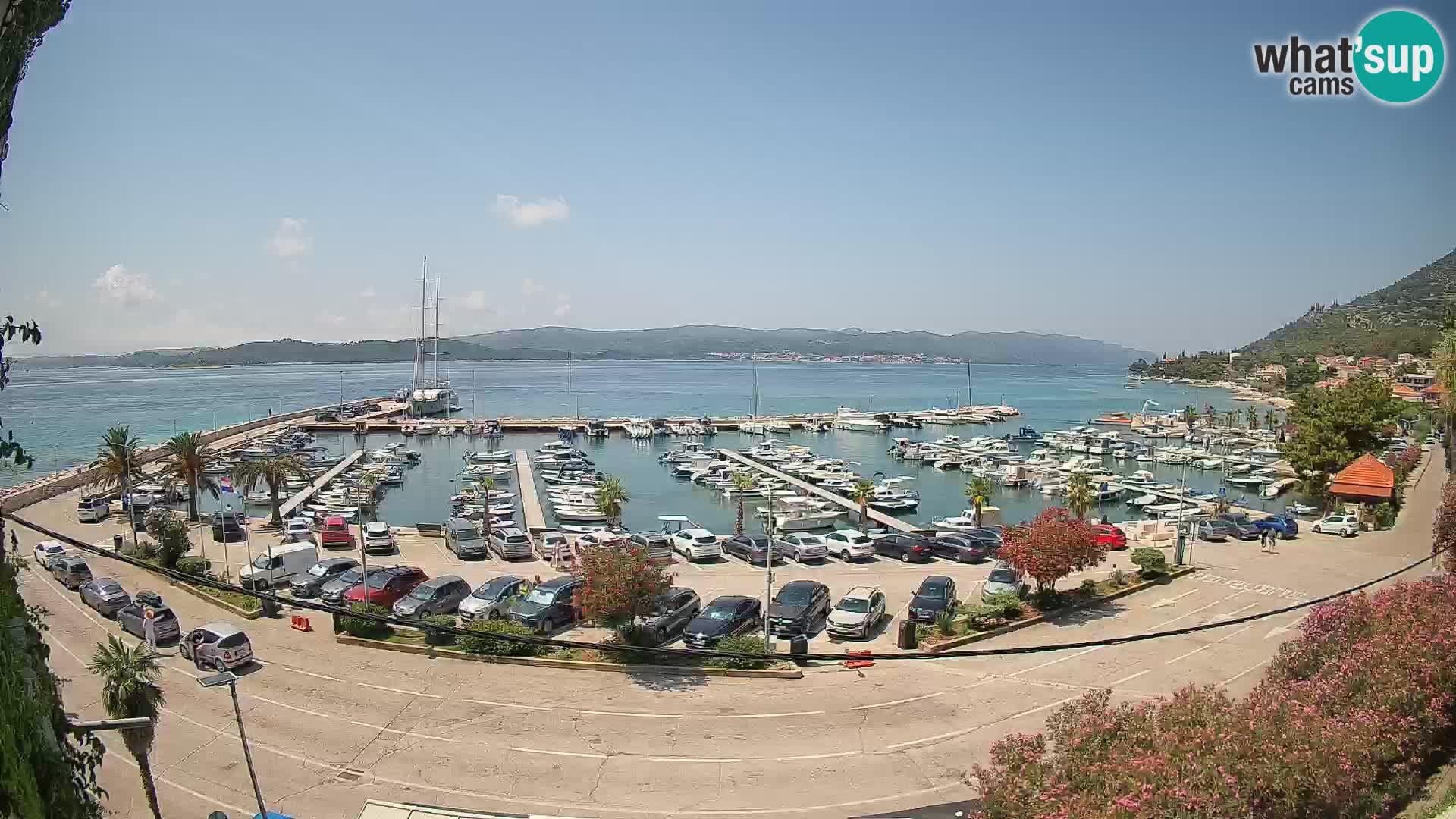 Webcam Orebić Riva – Ferry vers Korčula en direct