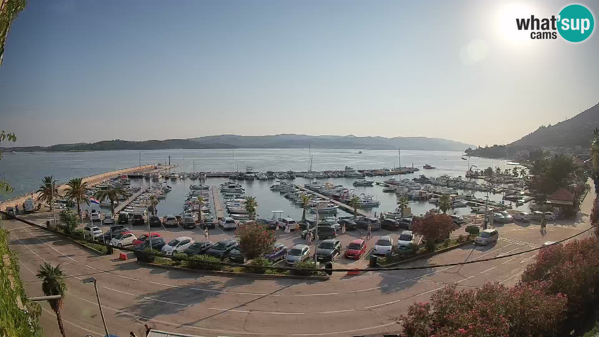 Webcam Orebić Riva – Ferry vers Korčula en direct