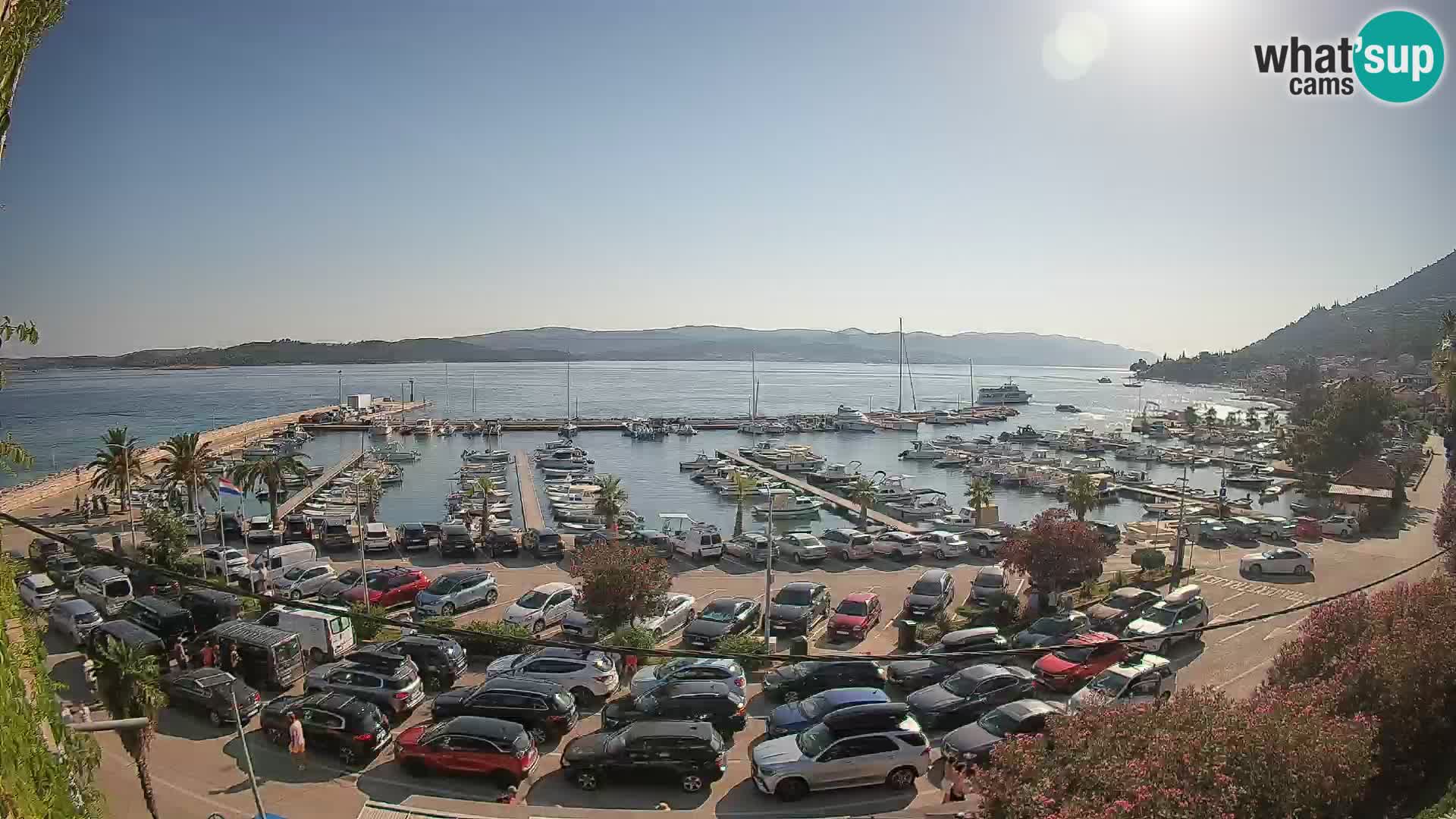 Webcam Orebić Riva – Ferry vers Korčula en direct