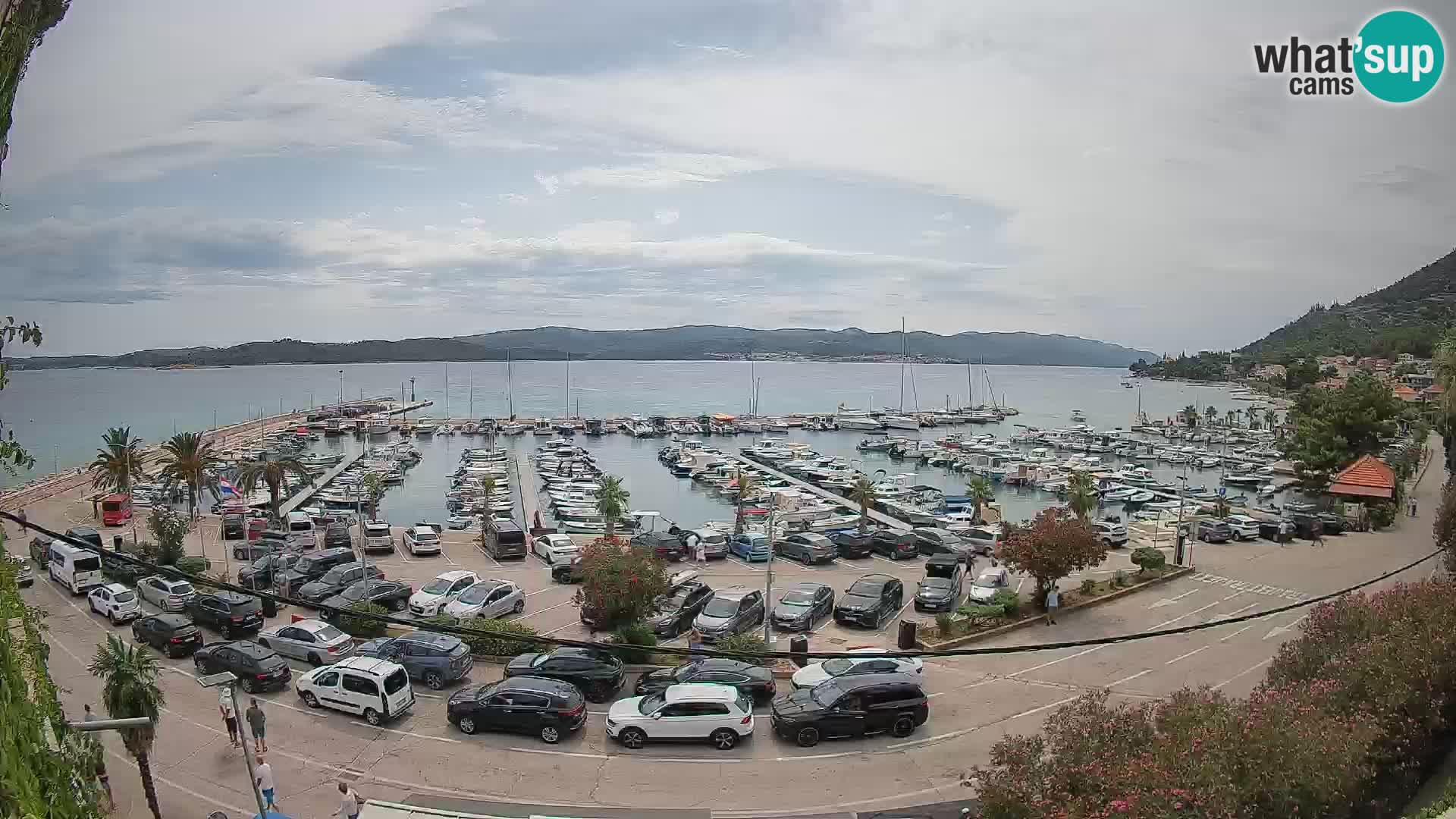 Web kamera Orebić Riva – Trajekt za Korčulu uživo