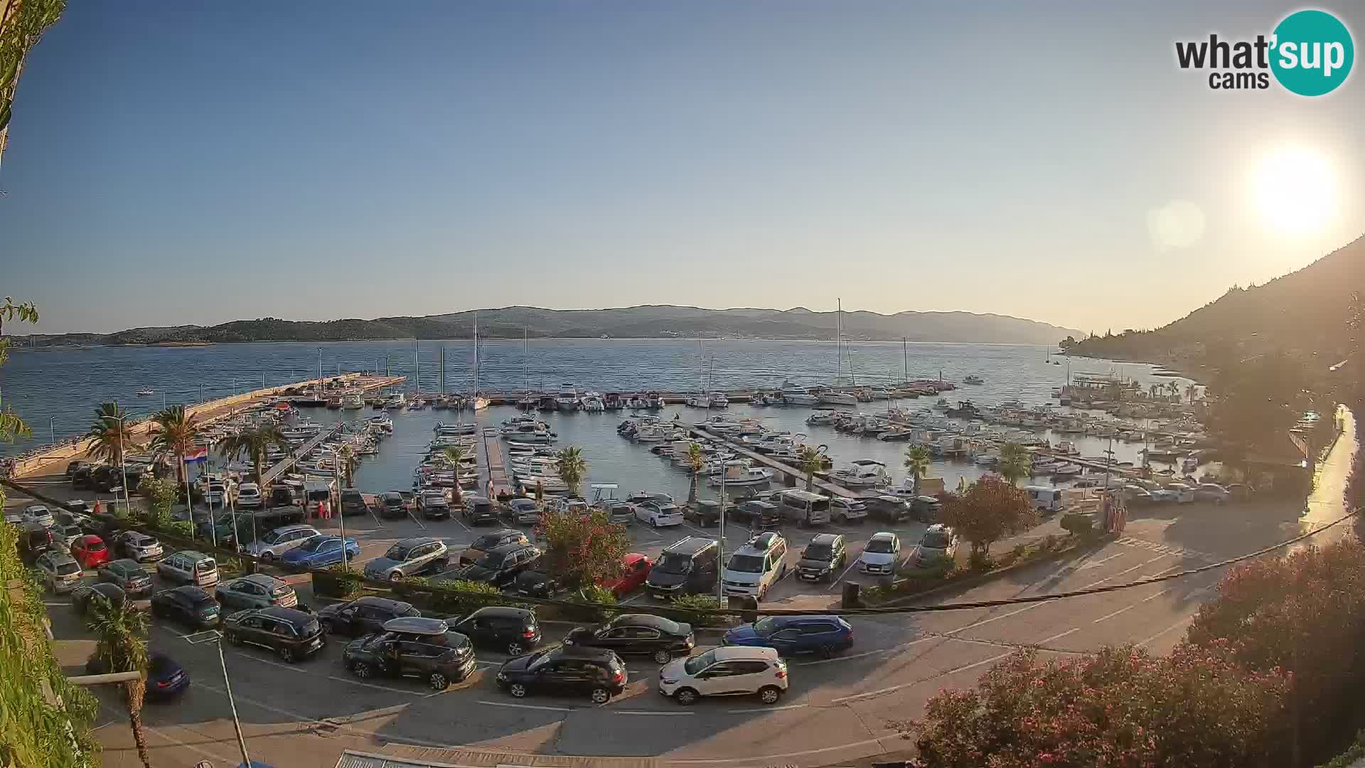 Webcam Orebić Riva – Ferry vers Korčula en direct