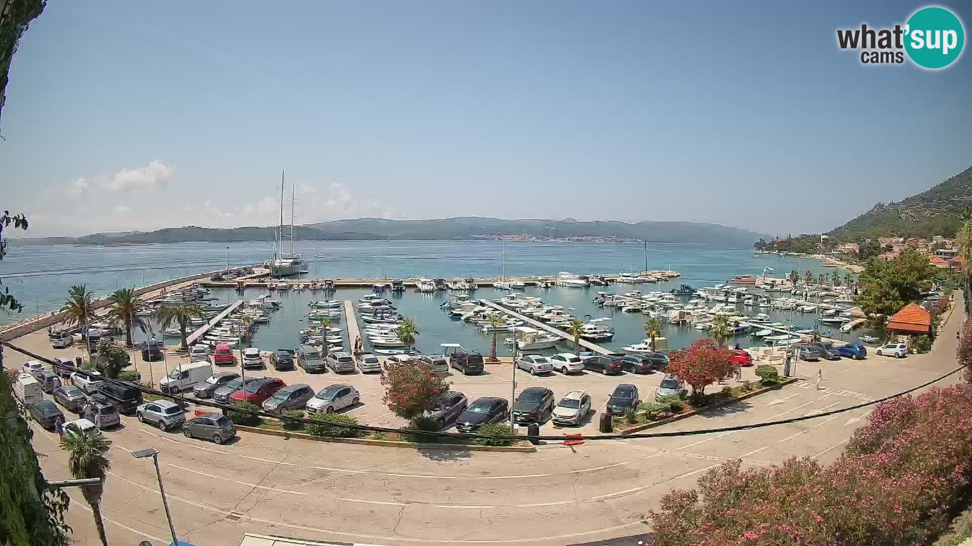 Webcam Orebić Riva – Ferry vers Korčula en direct