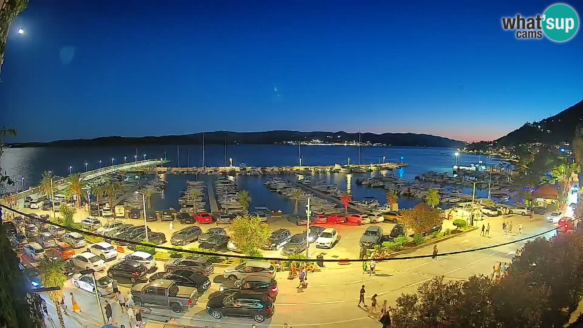 Webcam Orebić Uferpromenade – Fähre nach Korčula Live