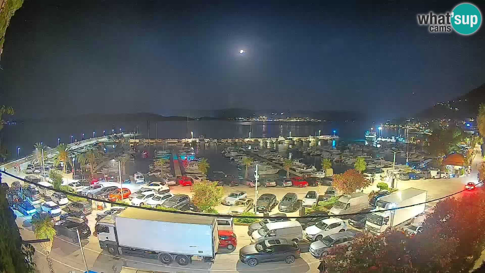 Webcam Orebić Riva – Ferry a Korčula en vivo