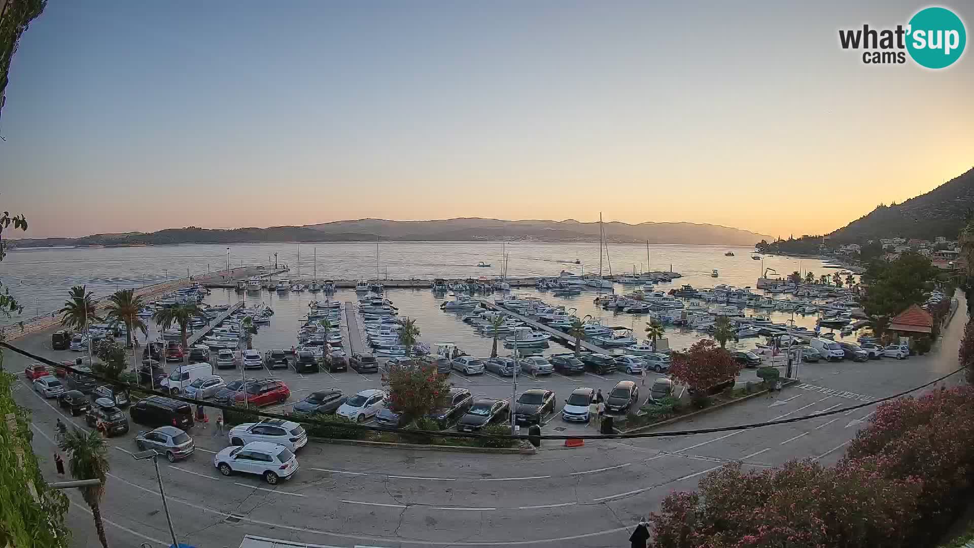 Webcam Orebić Riva – Ferry to Korčula Live