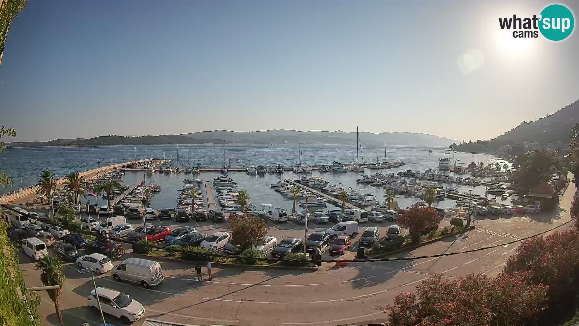 Webcam Orebić Riva – Ferry vers Korčula en direct