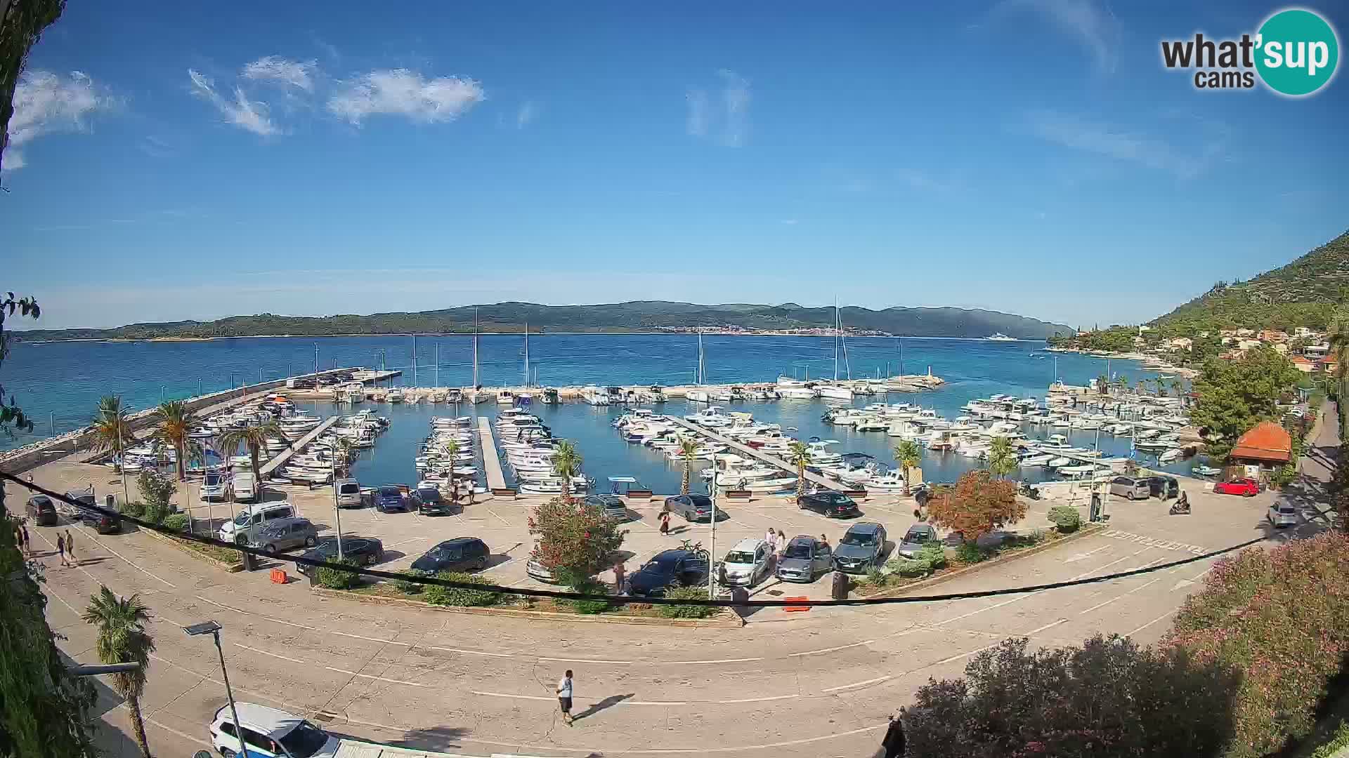 Webcam Orebić Riva – Ferry to Korčula Live