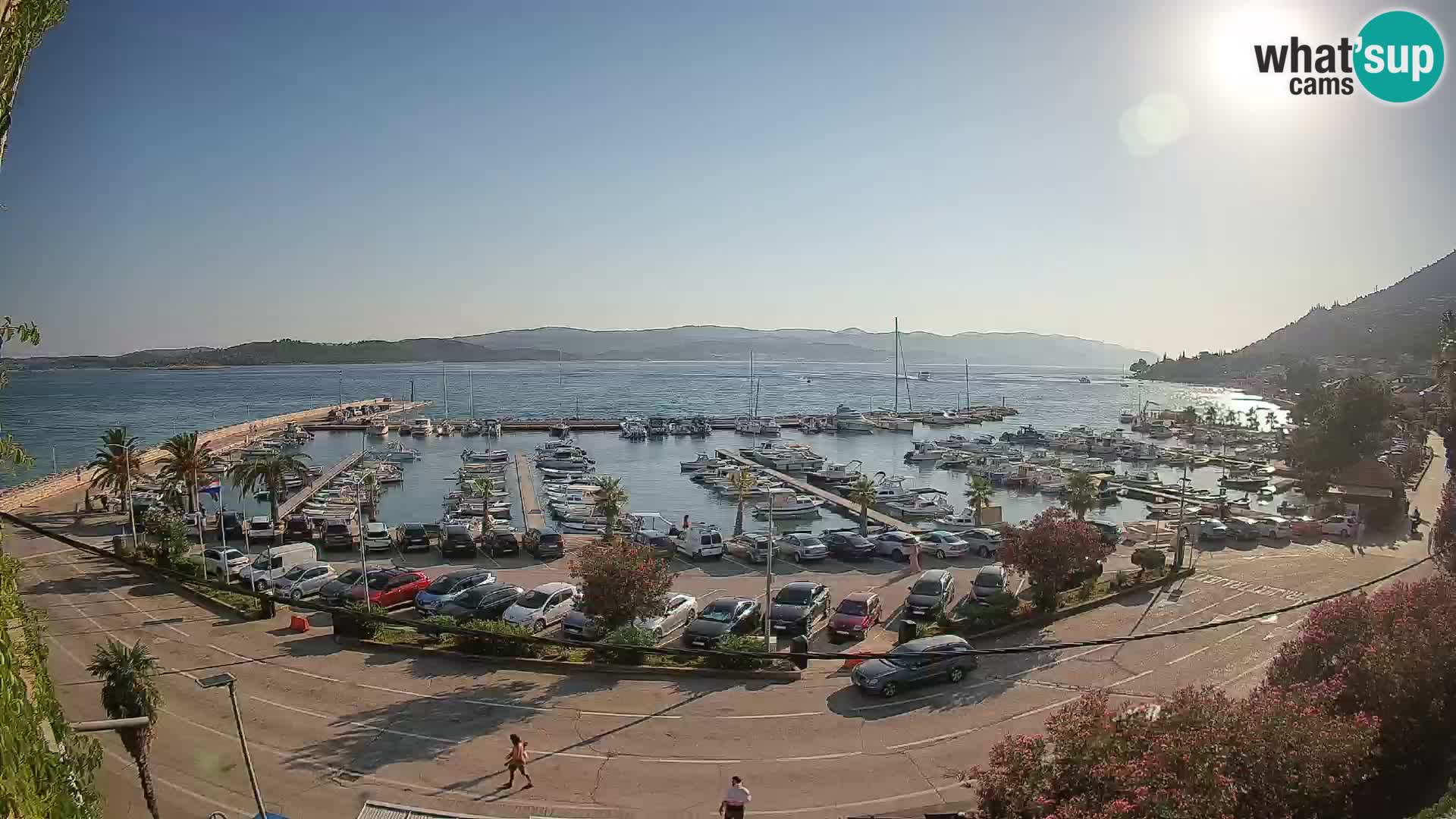 Webcam Orebić Riva – Ferry vers Korčula en direct