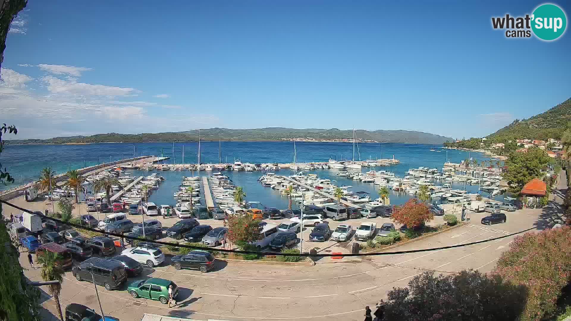 Webcam Orebić Uferpromenade – Fähre nach Korčula Live