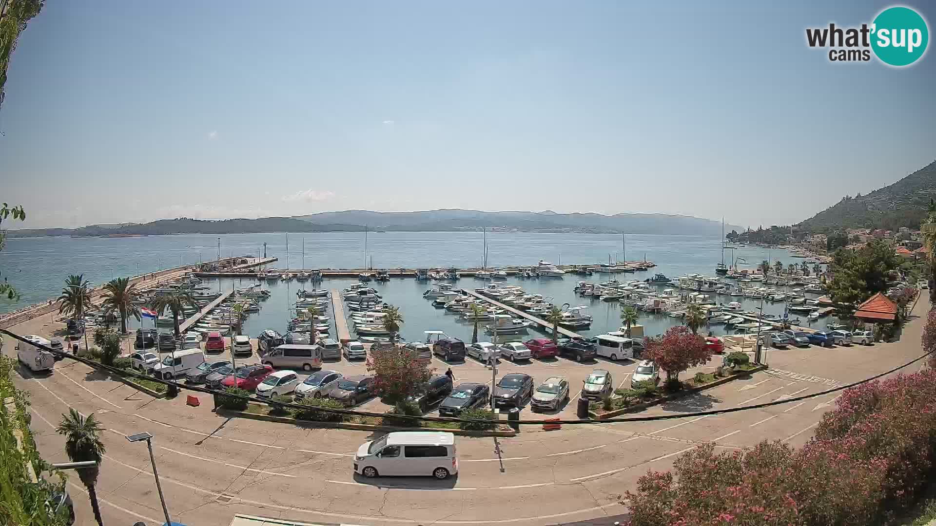 Webcam Orebić Uferpromenade – Fähre nach Korčula Live